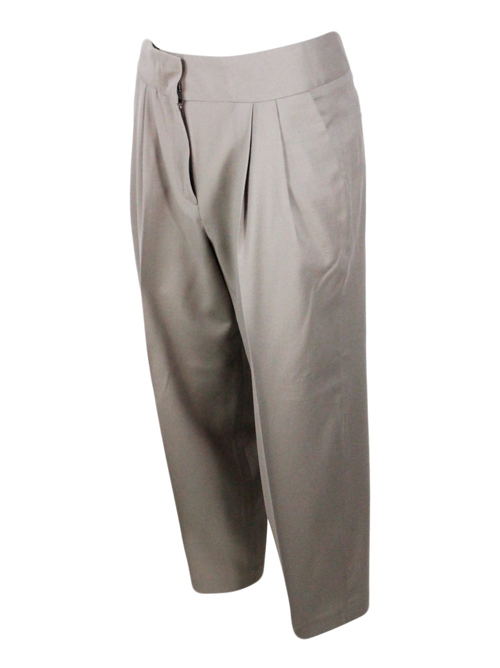 Shop Fabiana Filippi Pants In Brown