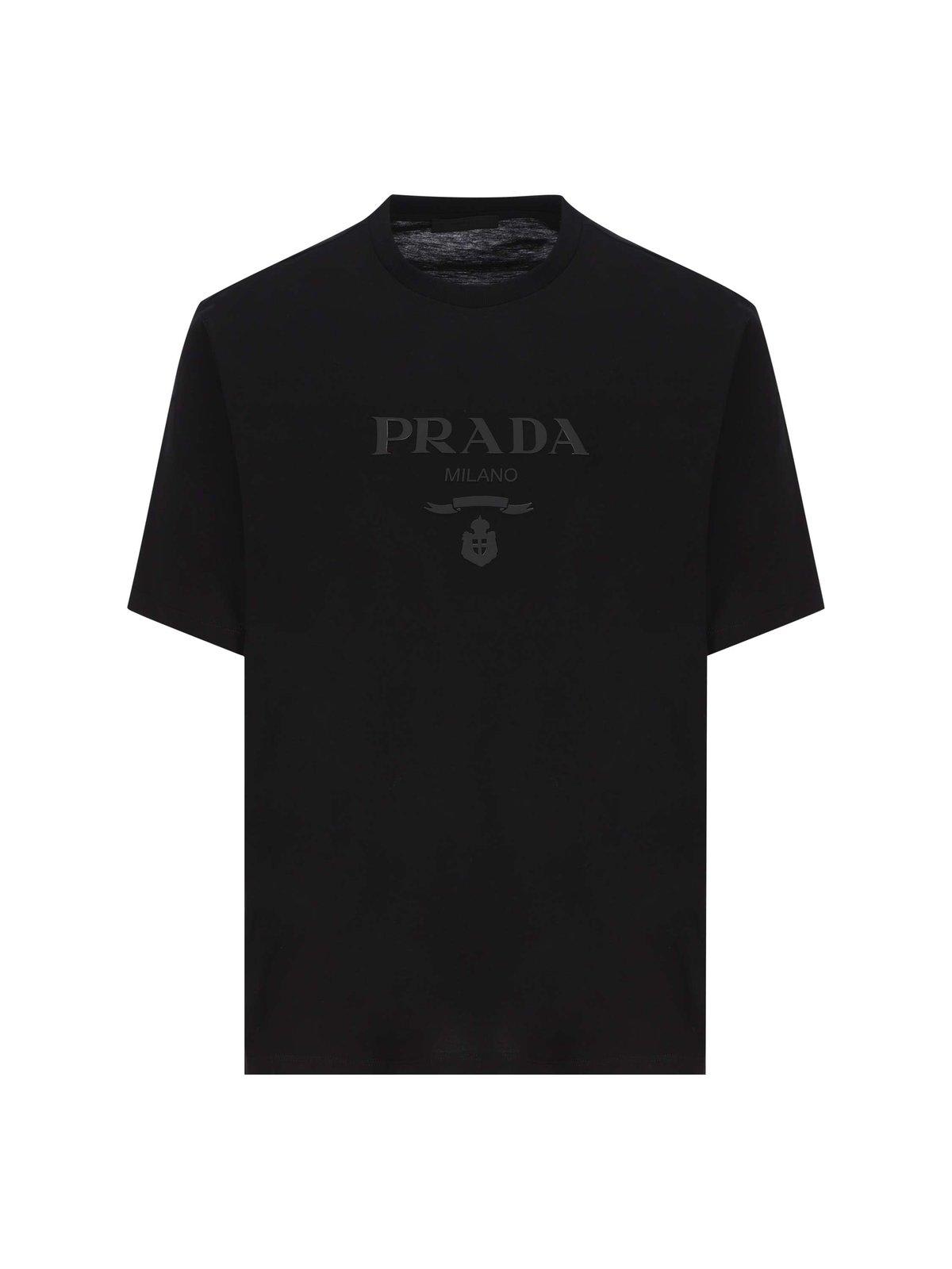 Prada Logo Printed Short-sleeved T-shirt