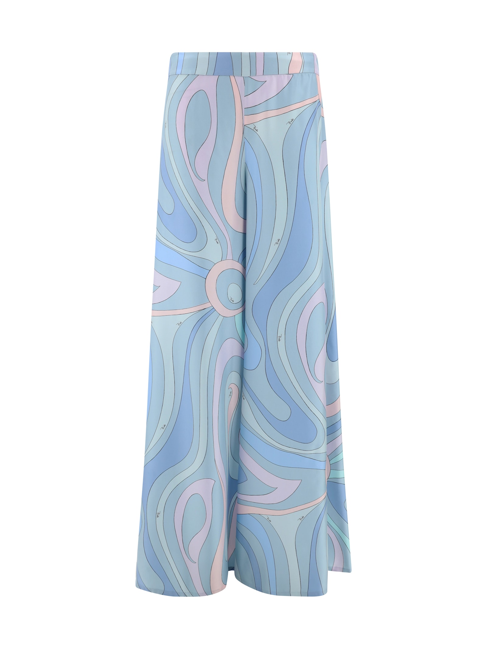 Shop Pucci Pants In Celeste