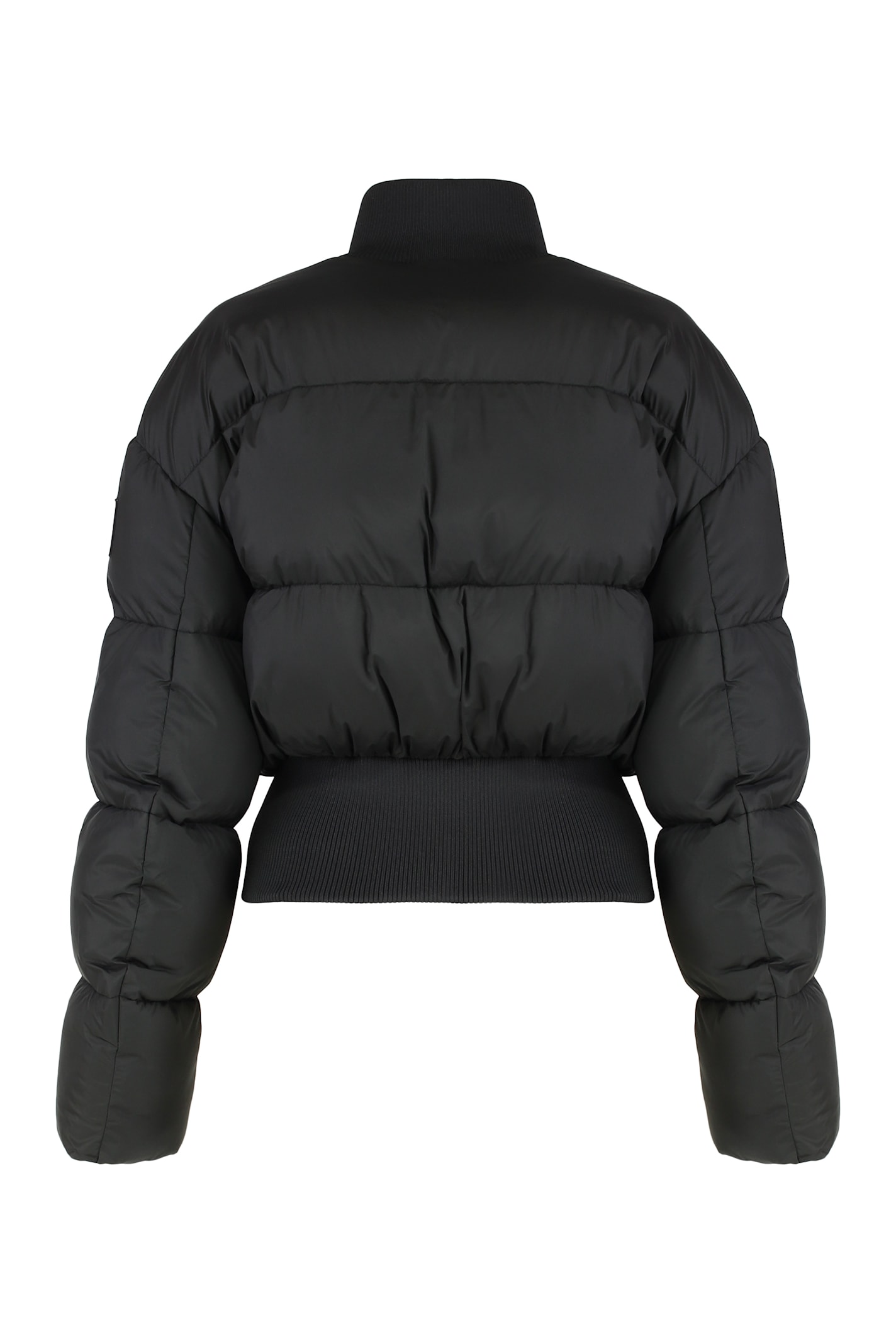 Elisabetta Franchi Technical Fabric Duvet In Black