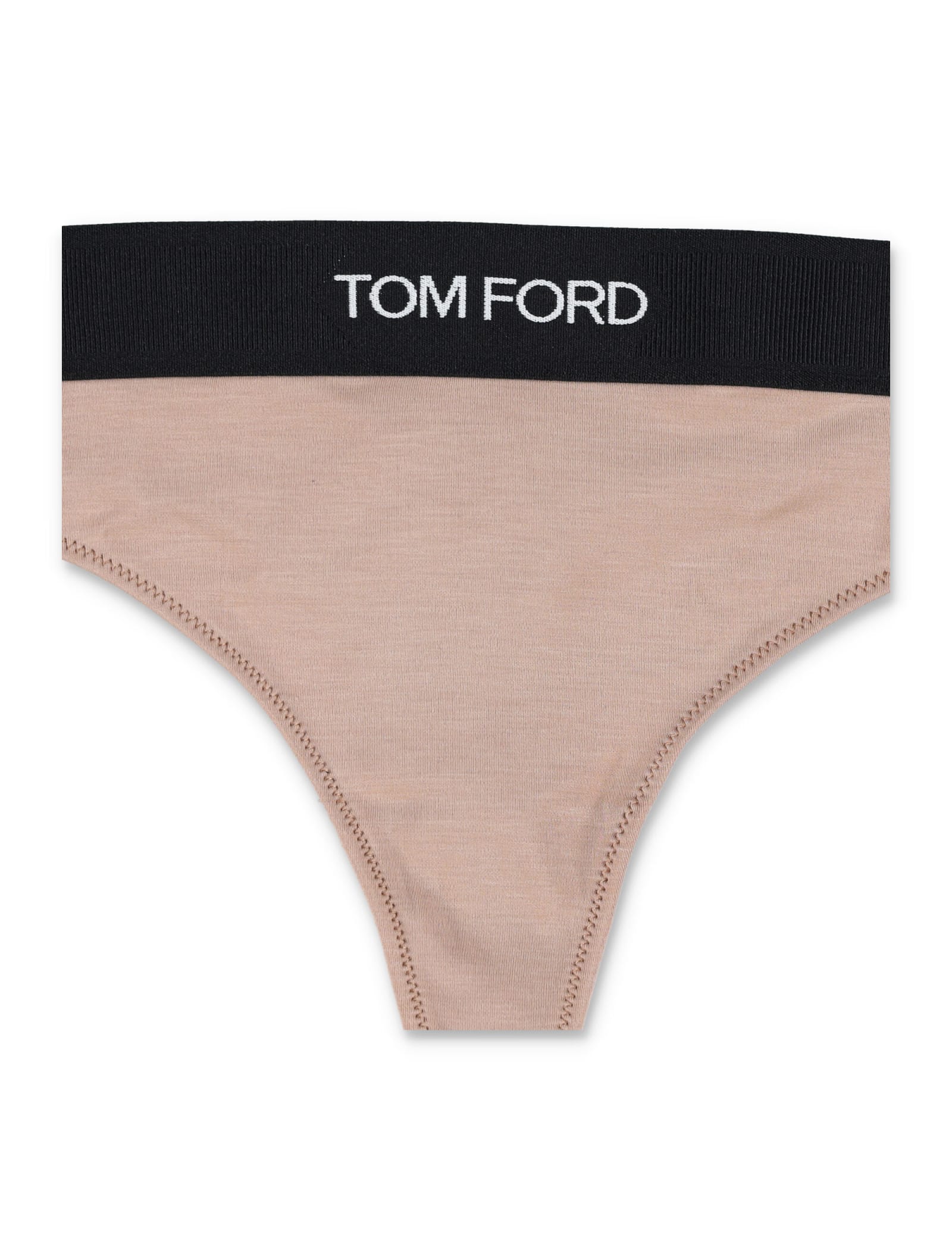 Shop Tom Ford Brief With Logo In Dusty Rose