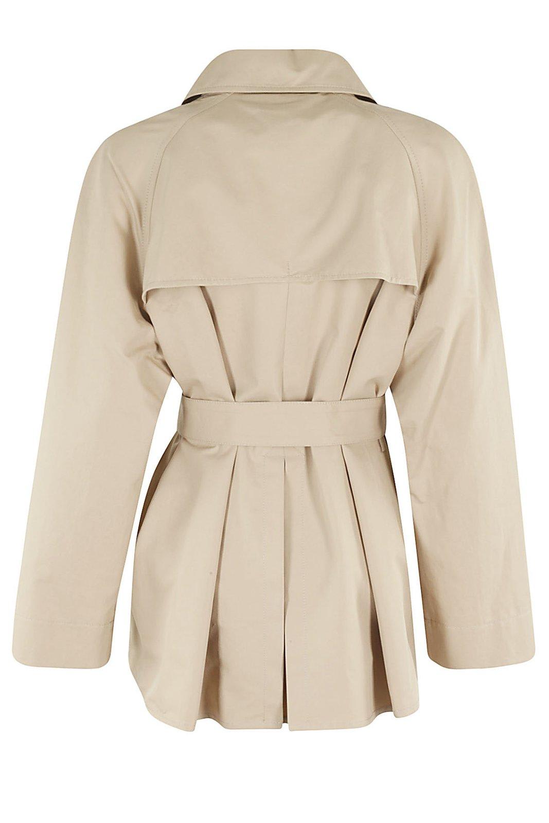 Shop Fay Double-breasted Belted Trench Coat