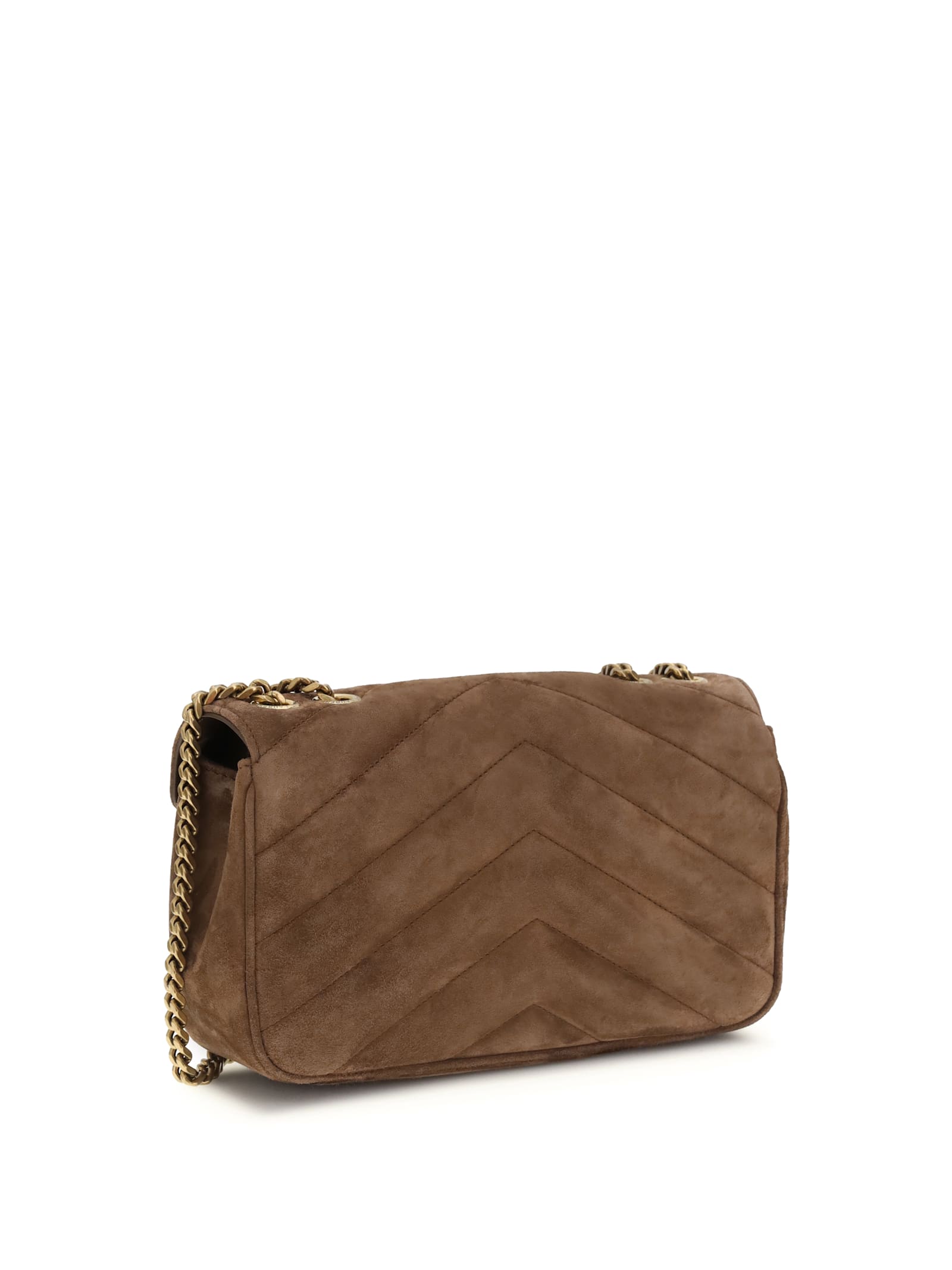 Saint Laurent Loulou Small Bag In Brown