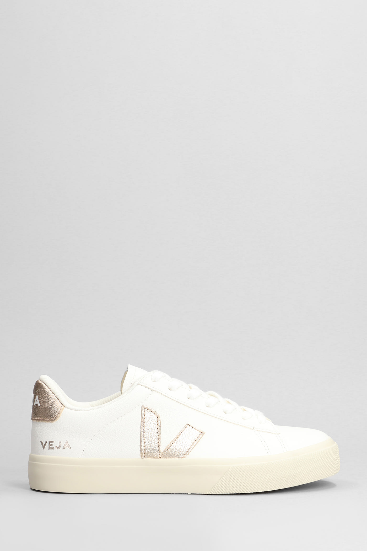 Shop Veja Campo Sneakers In White Leather