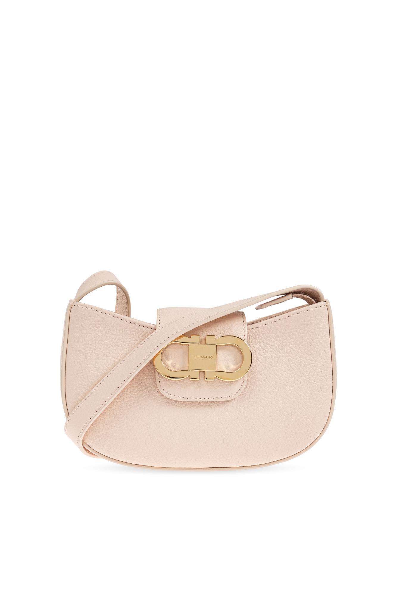 Ferragamo Mini Gabby Shoulder Bag In Pink