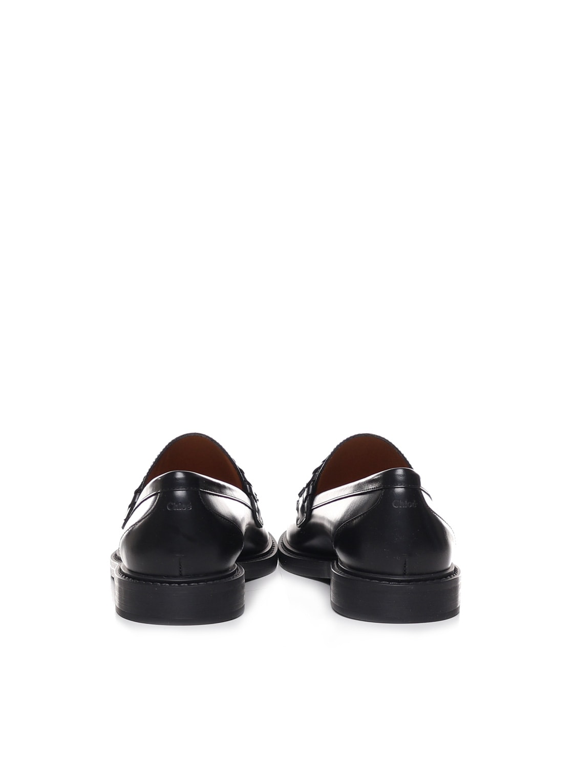 Shop Chloé Marcie Loafers In Nero