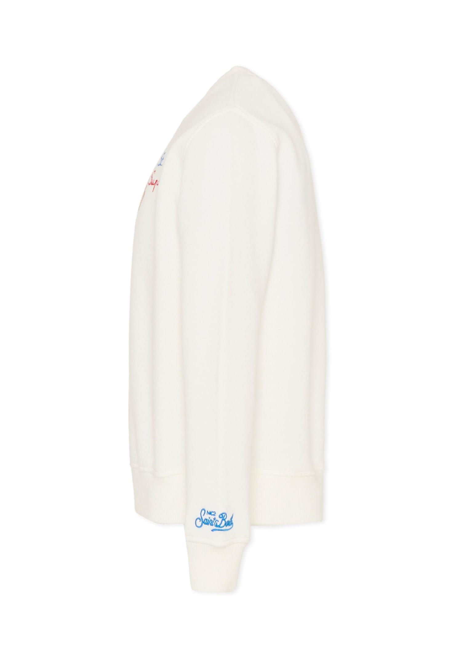 Mc2 Saint Barth Graphic-print Sweatshirt In White