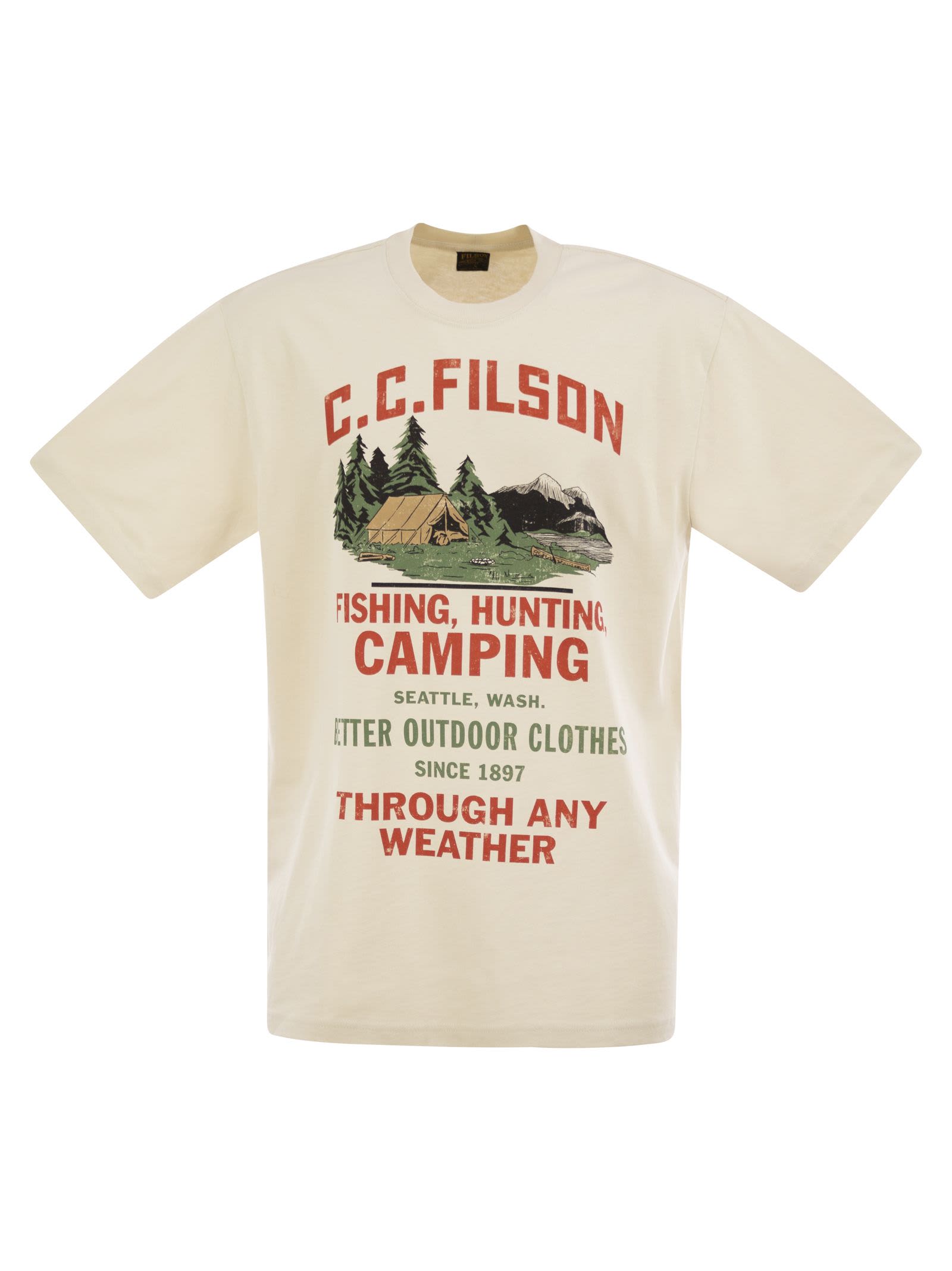 Frontier - T-shirt With Customised Graphics