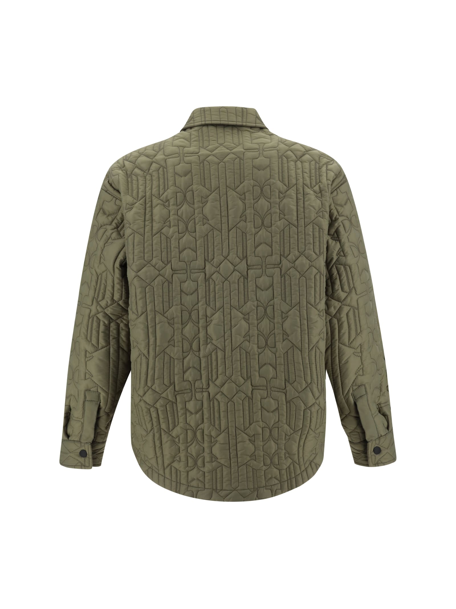 Shop Palm Angels Jacket In Green