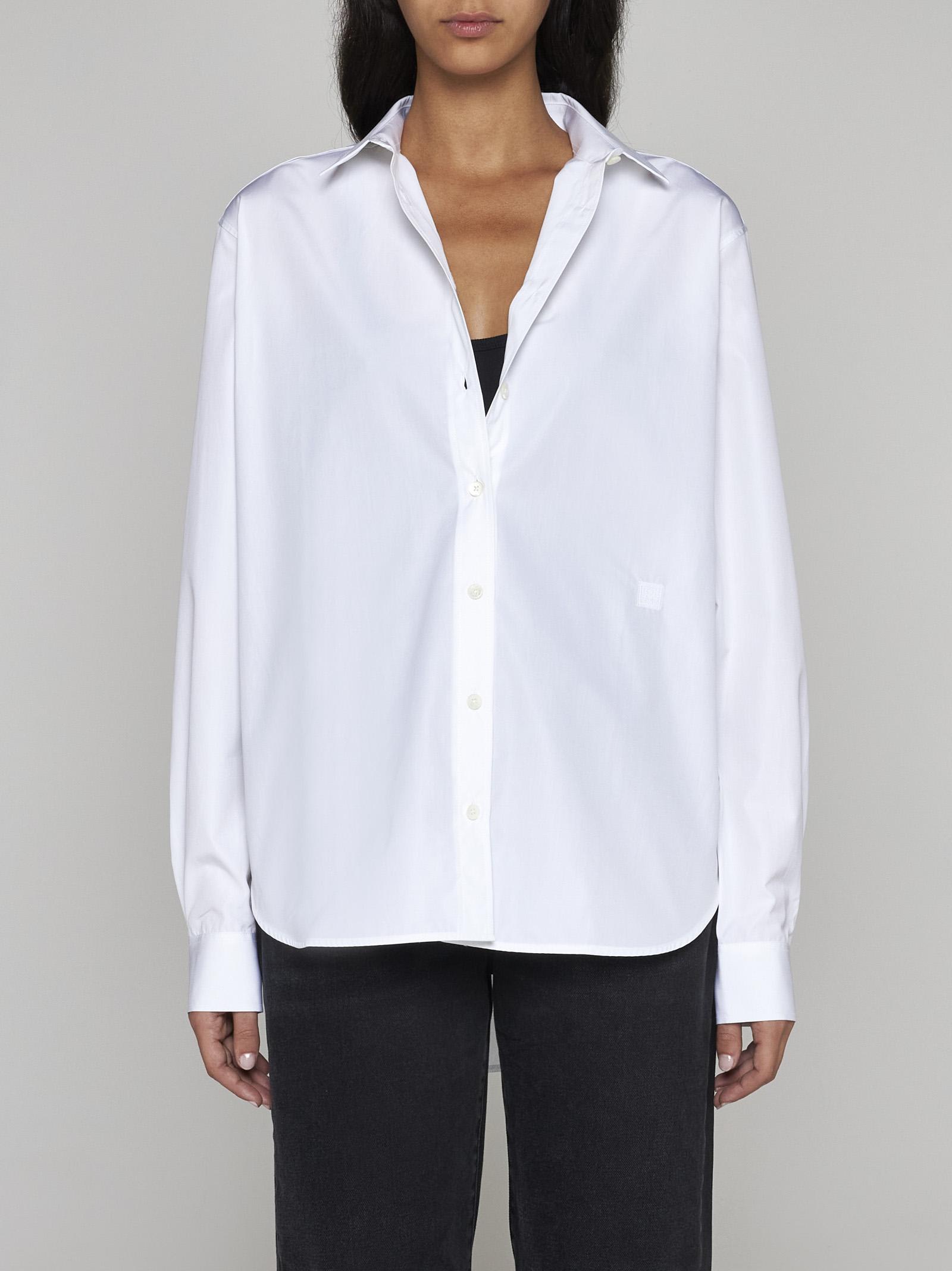 Shop Totême Cotton Shirt In White