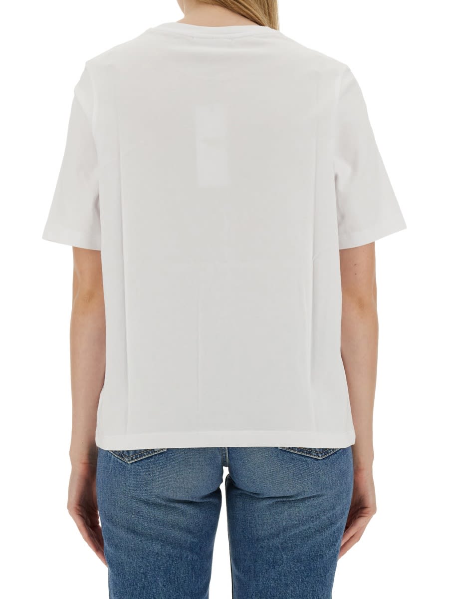MAISON KITSUNÉ T-SHIRT WITH FOX PATCH