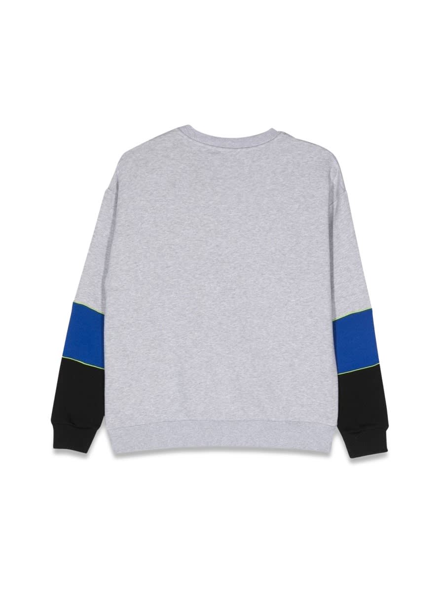Kenzo Elephant Crewneck Sweatshirt In Grey