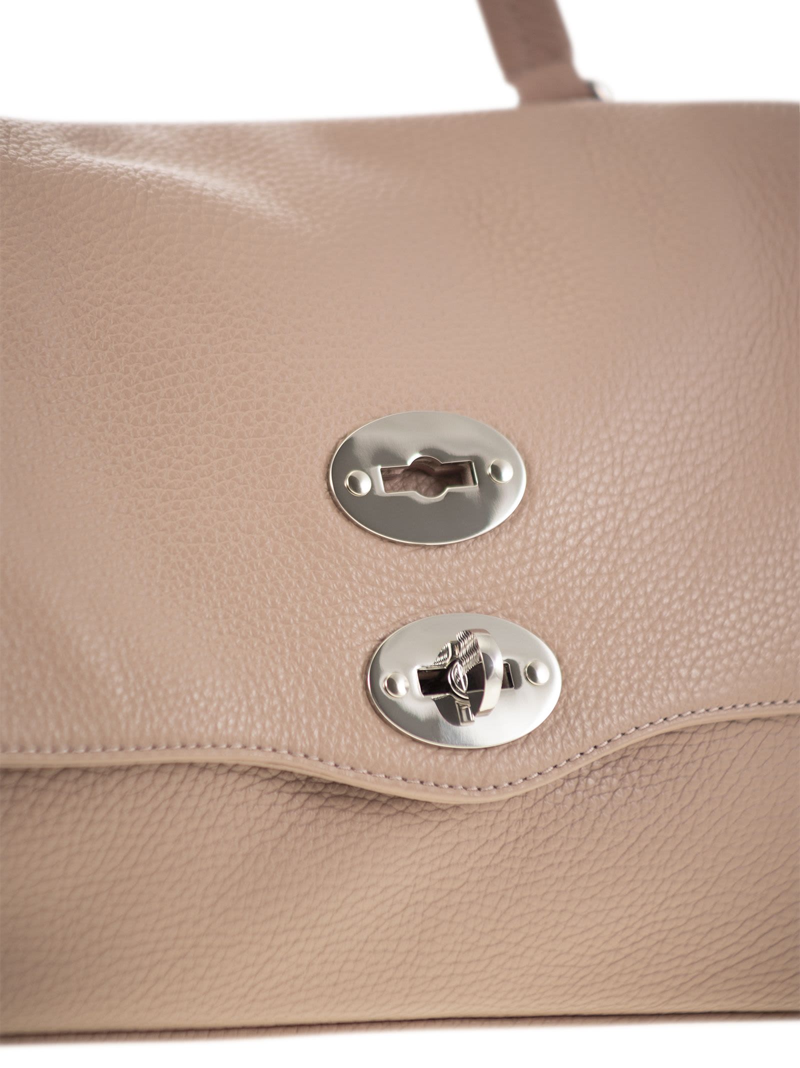 Zanellato Postina Leather Shoulder Bag In Pink