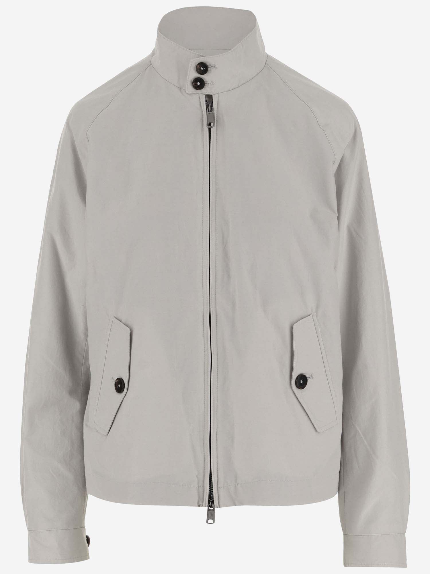 Baracuta Technical Fabric Jacket In Grey