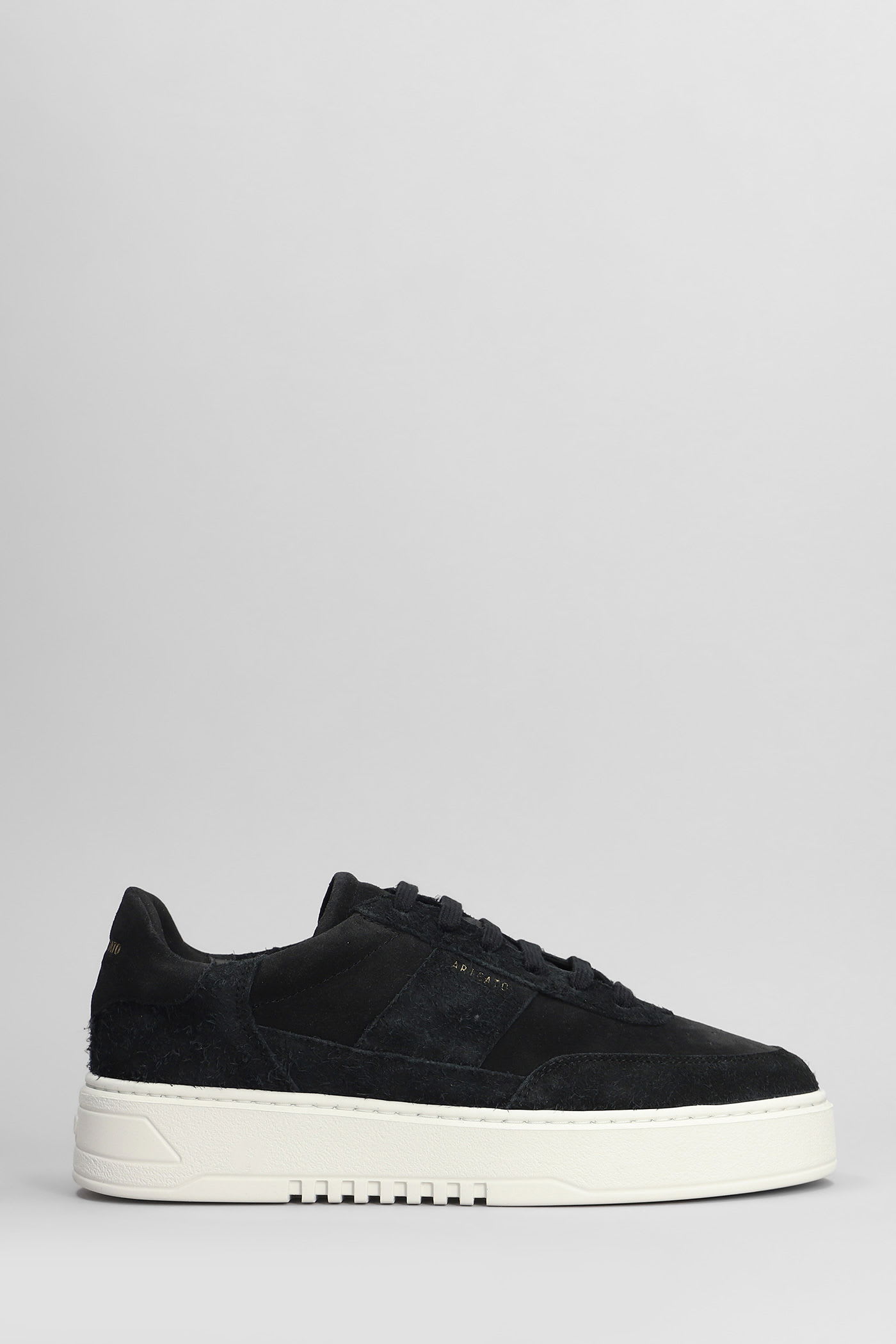 Axel Arigato Mens Black Orbit Suede Low-top Trainers Eur 45 / 11 Uk In Black
