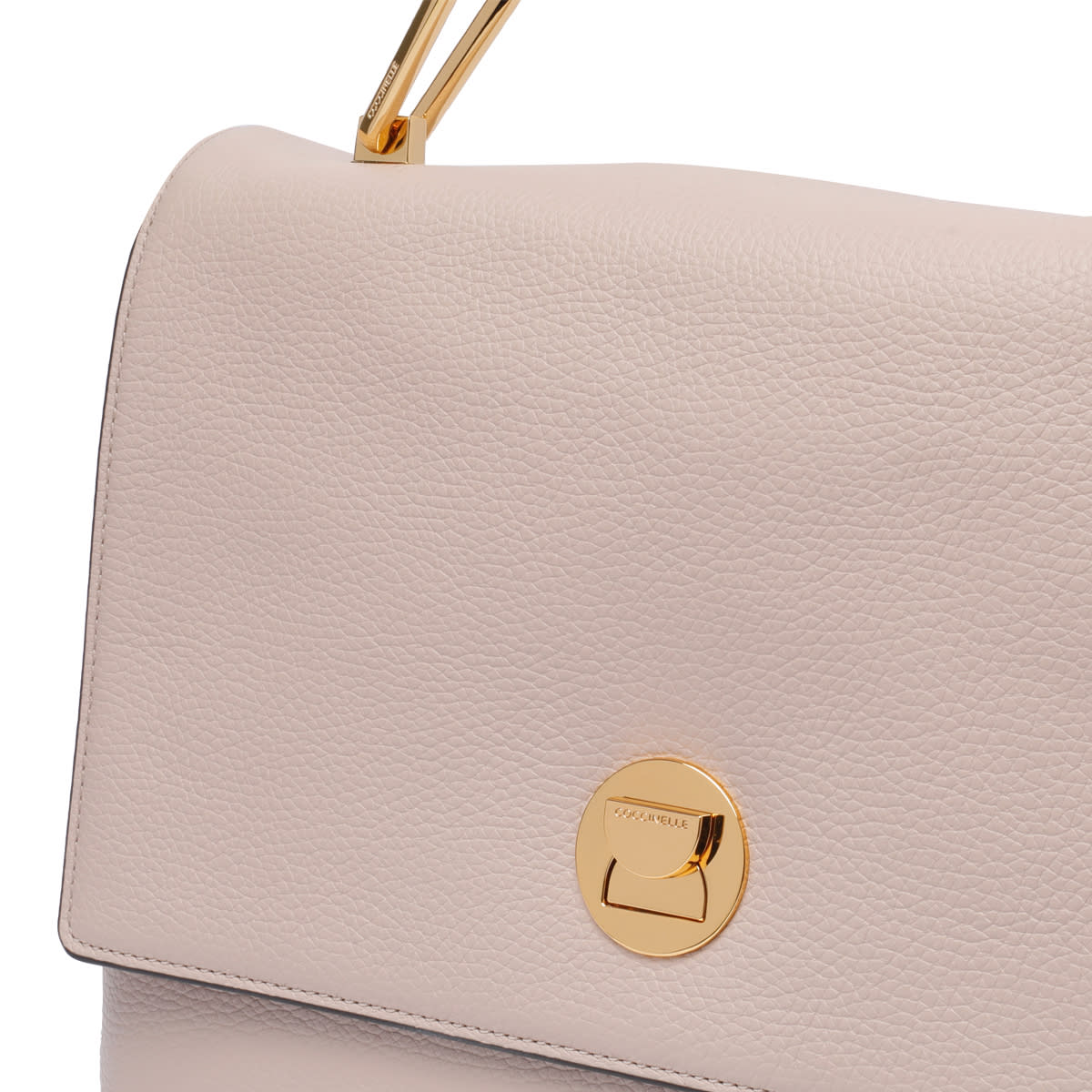 Shop Coccinelle Liya Handbag In Blush Pink