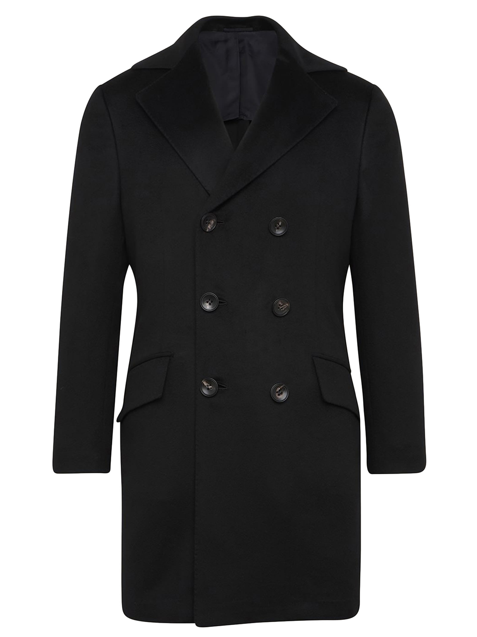 Kiton Outdoor Jacket Cashmere In Black