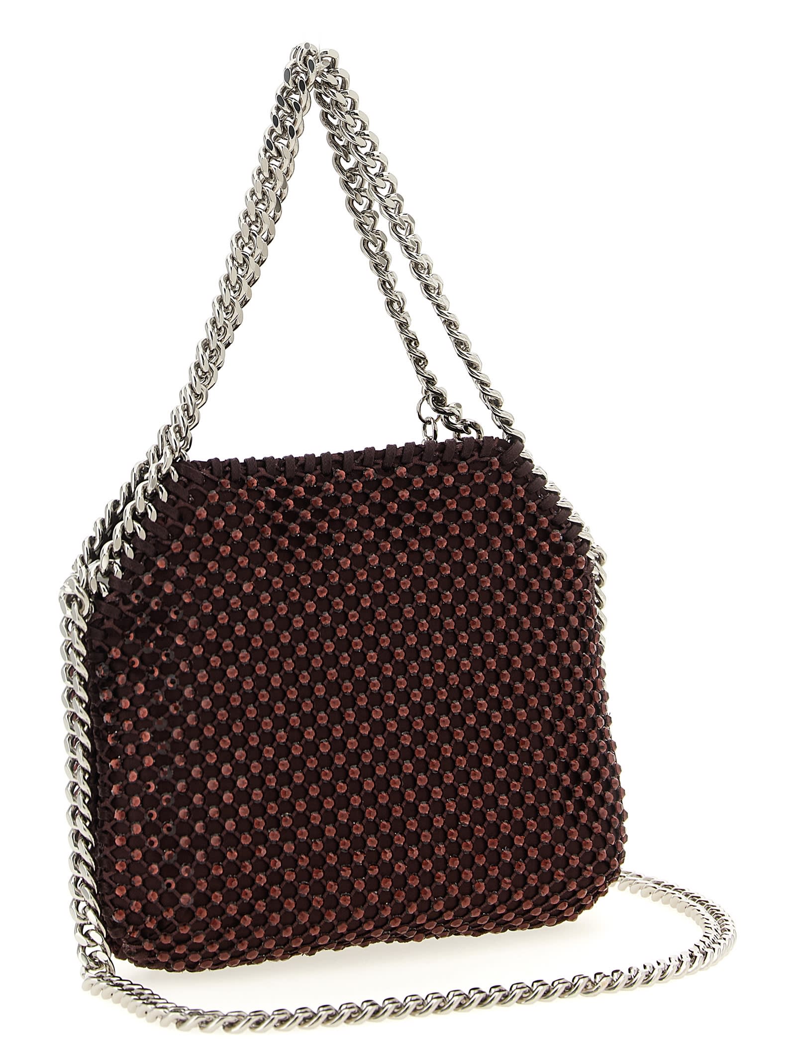 Stella Mccartney Falabella Chain-link Shoulder Strap Embellished Bag In Multi
