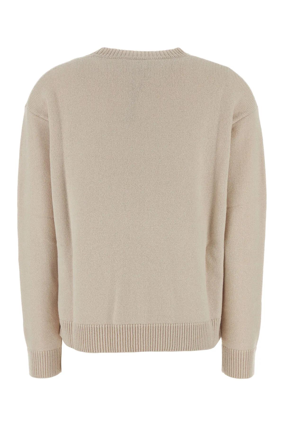 Shop 's Max Mara Sand Wool Blend Kassel Sweater In Ivory