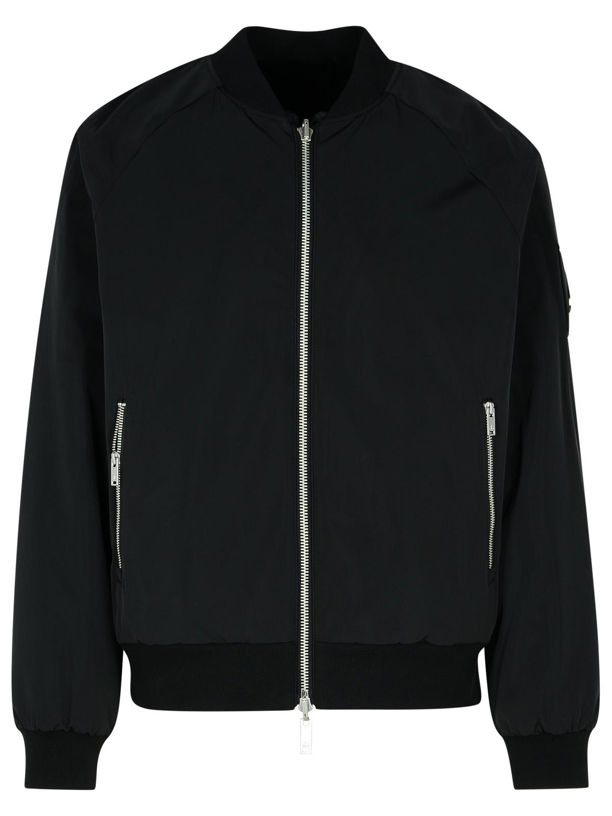 bunny Black Polyester Bomber Jacket