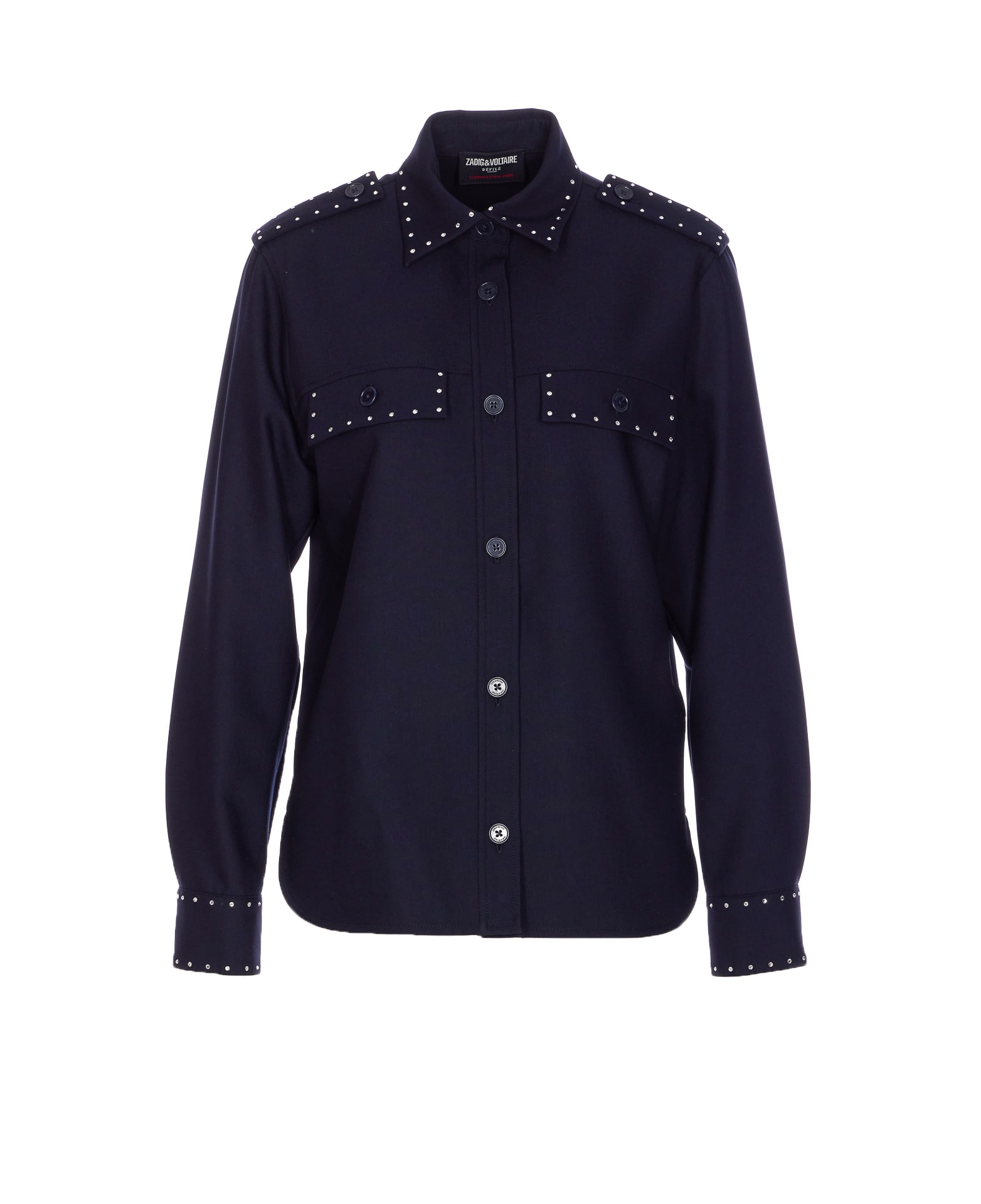 Zadig & Voltaire Taskman Shirt In Blue