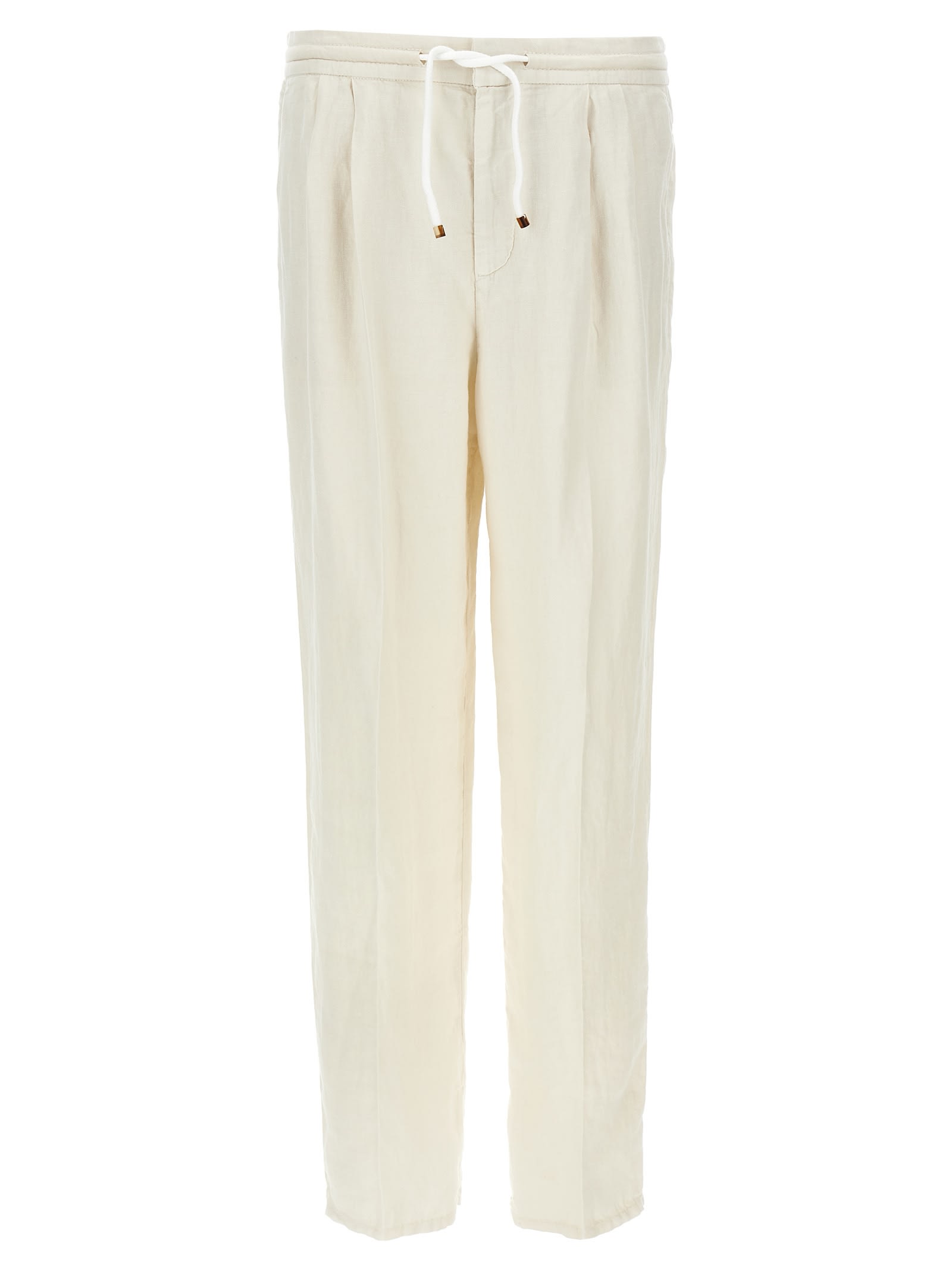 BRUNELLO CUCINELLI LINEN TROUSERS