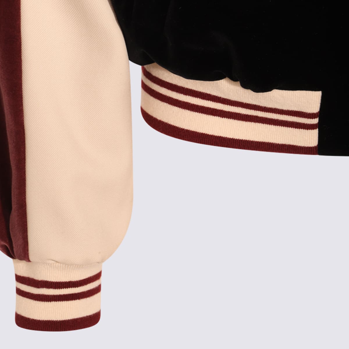 Valentino Sequin And Bead-embellished Velvet Bomber Jacket In Multi