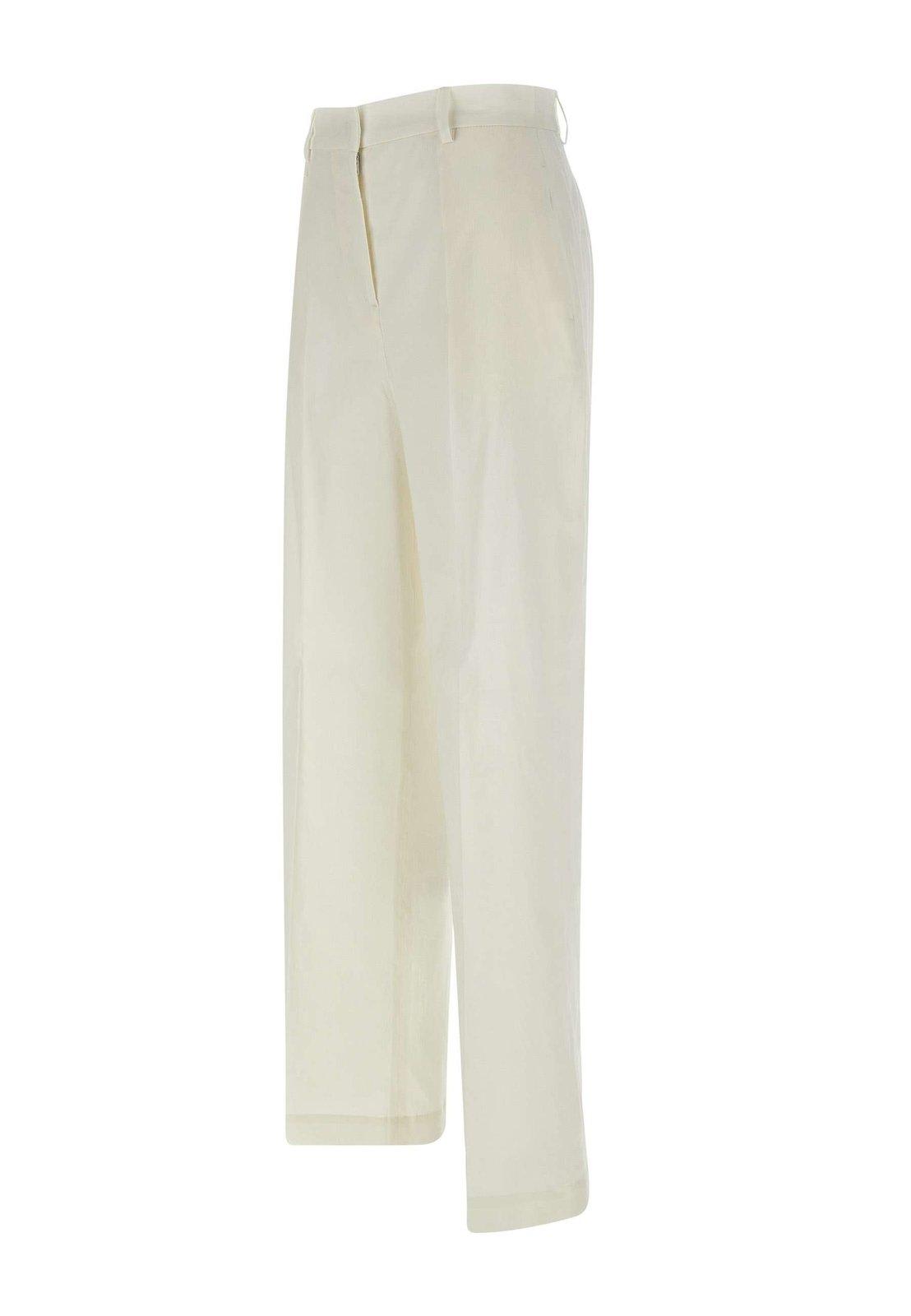 Fabiana Filippi Virgin Wool Pants In White