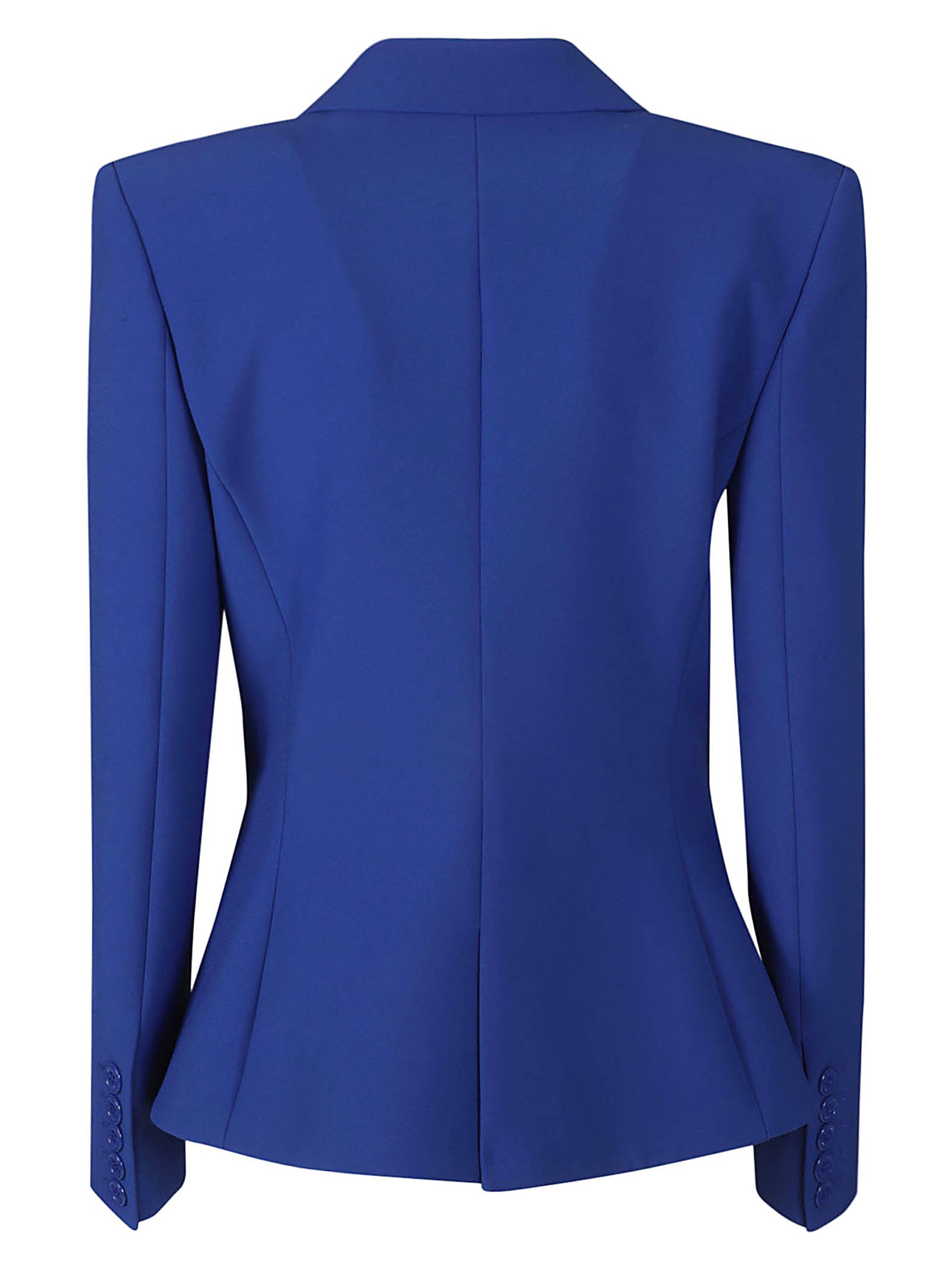 Shop Alexandre Vauthier Double-breasted Blazer In Electric Blue