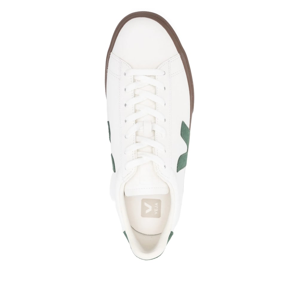 Veja Multicolour Leather Suede Sneaker In White