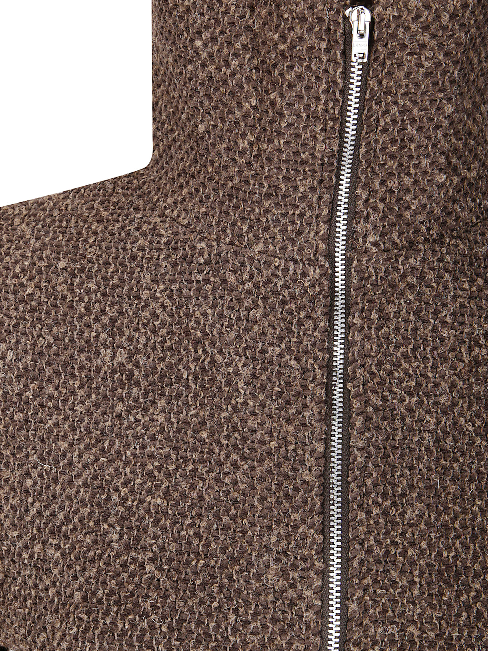 Our Legacy Slim Zip Longlseeve In Brown