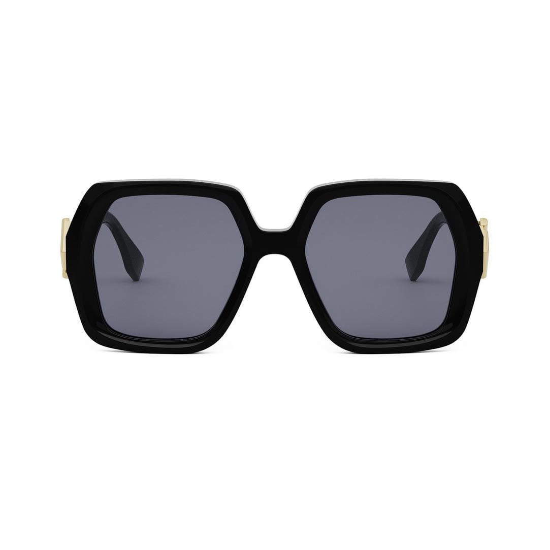 Shop Fendi Sunglasses In Nero/nero