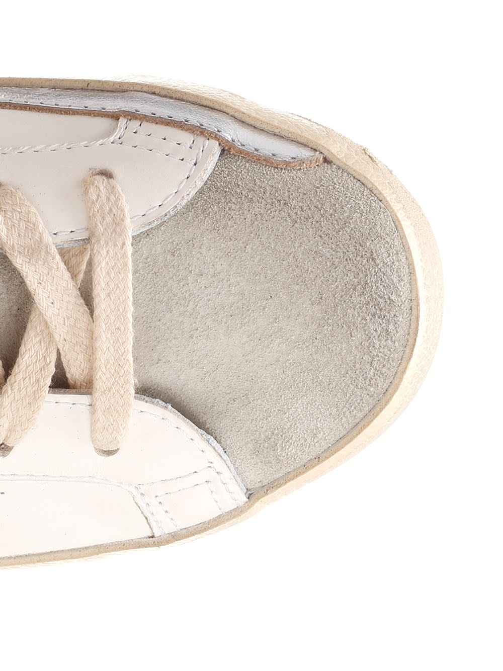 Golden Goose Superstar Sneakers In White/ice/black