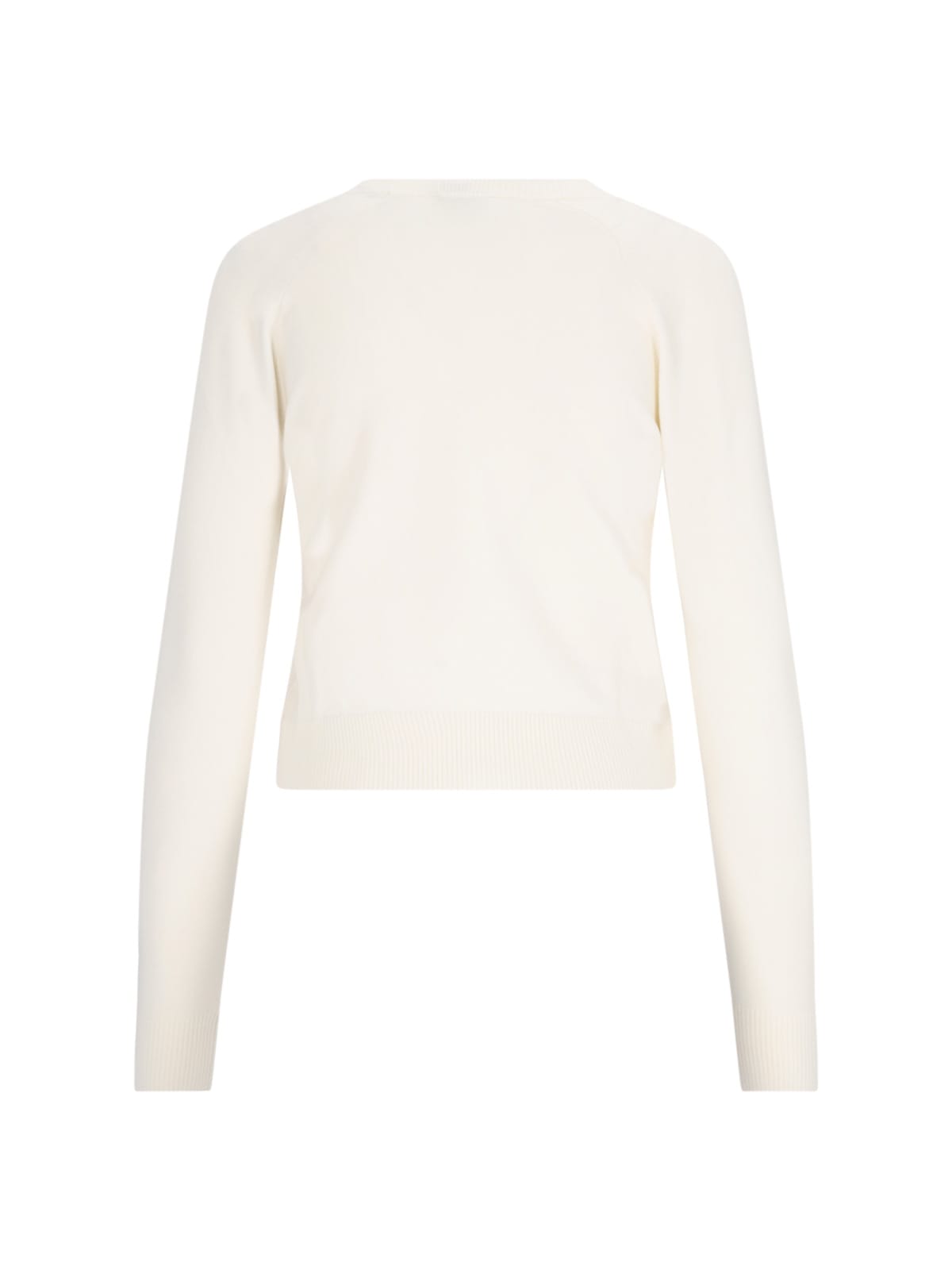 Shop Patou Logo Intarsia Sweater In White