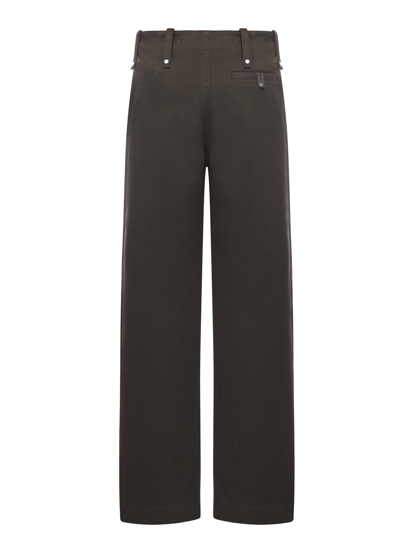 Shop Burberry M Trousers In Otter