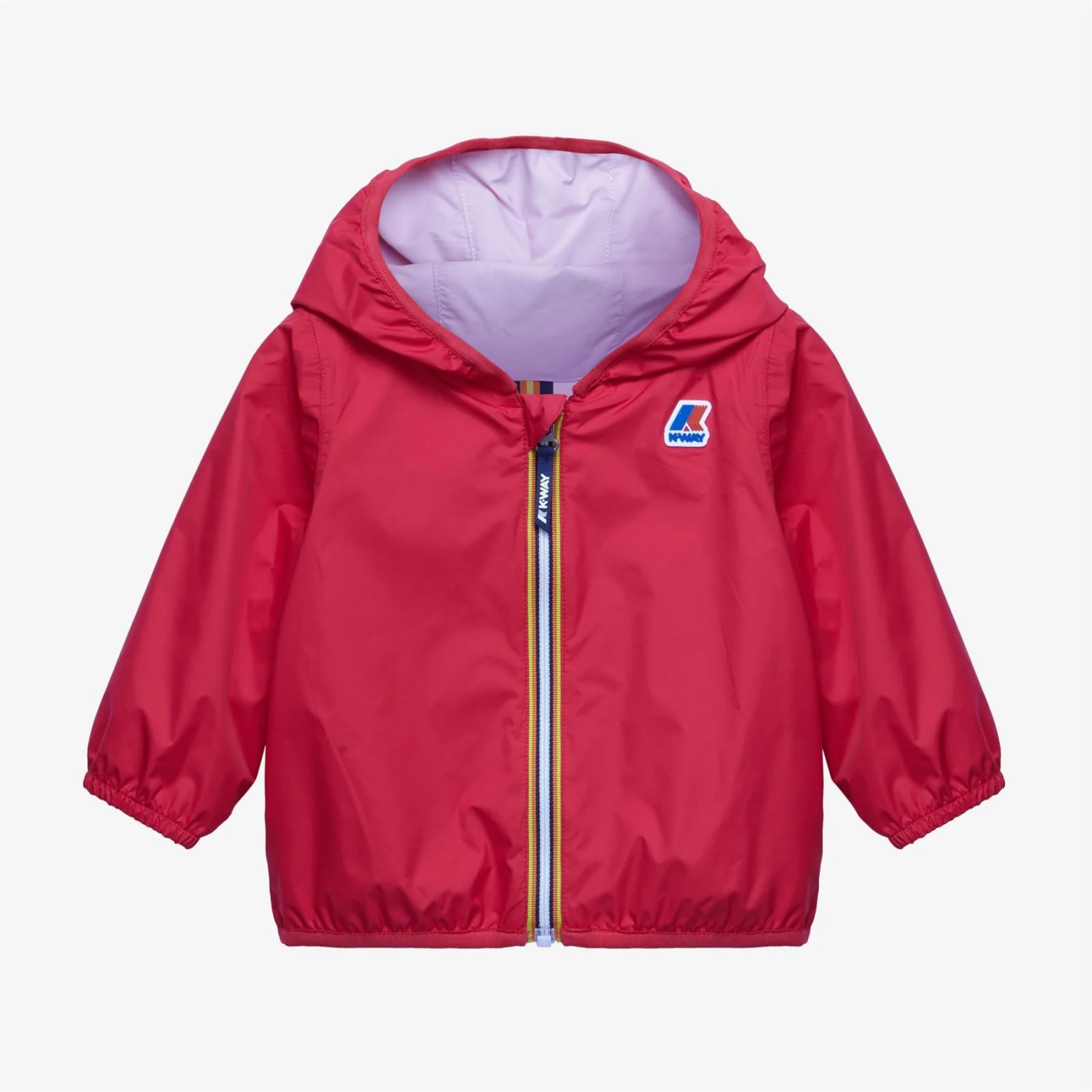 K-way Babies' Jacket With Hood In Red