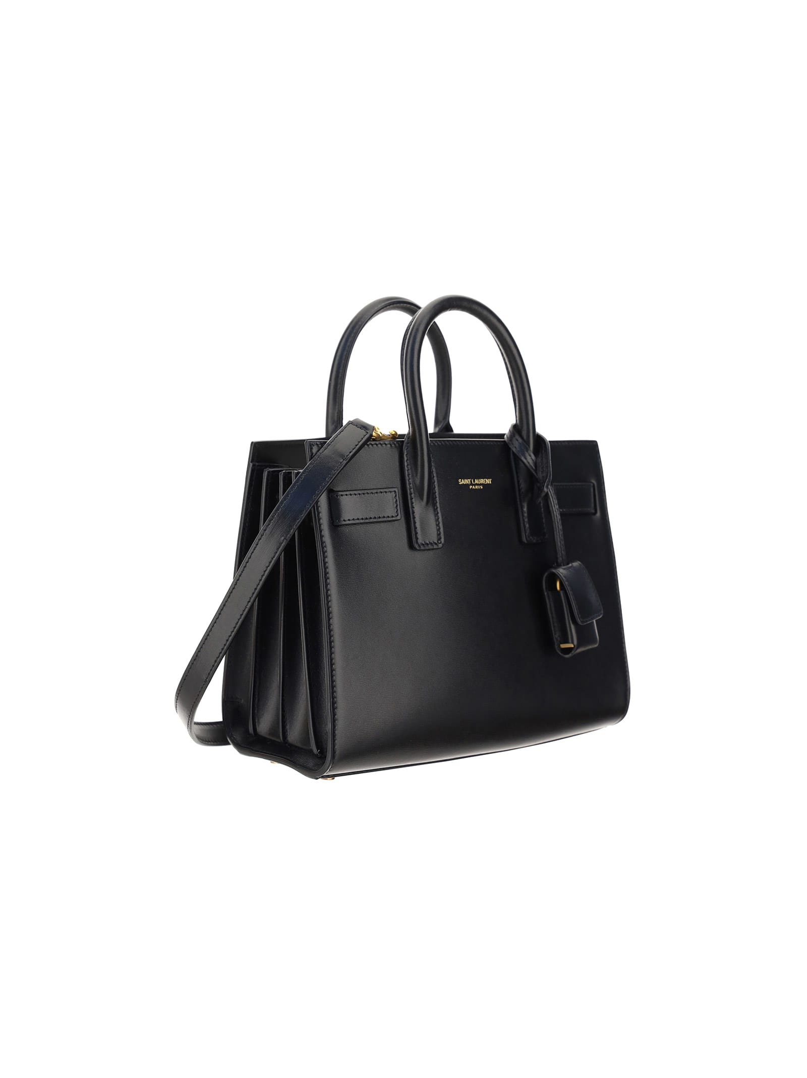 Saint Laurent Small Sac De Jour Bag In Nero/nero