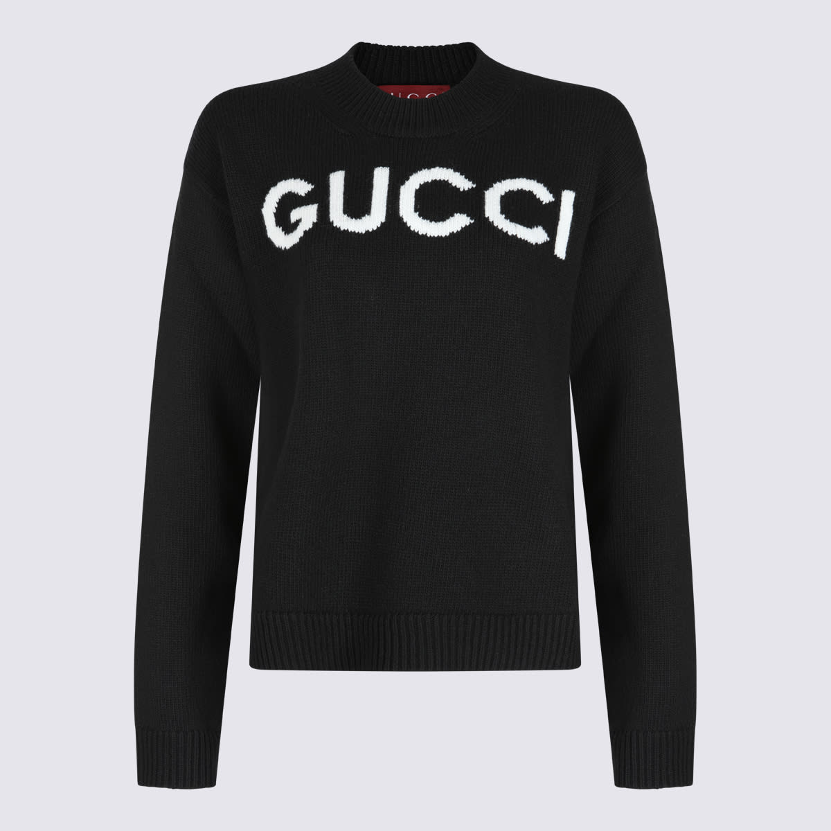 Shop Gucci Black Wool Knitwear