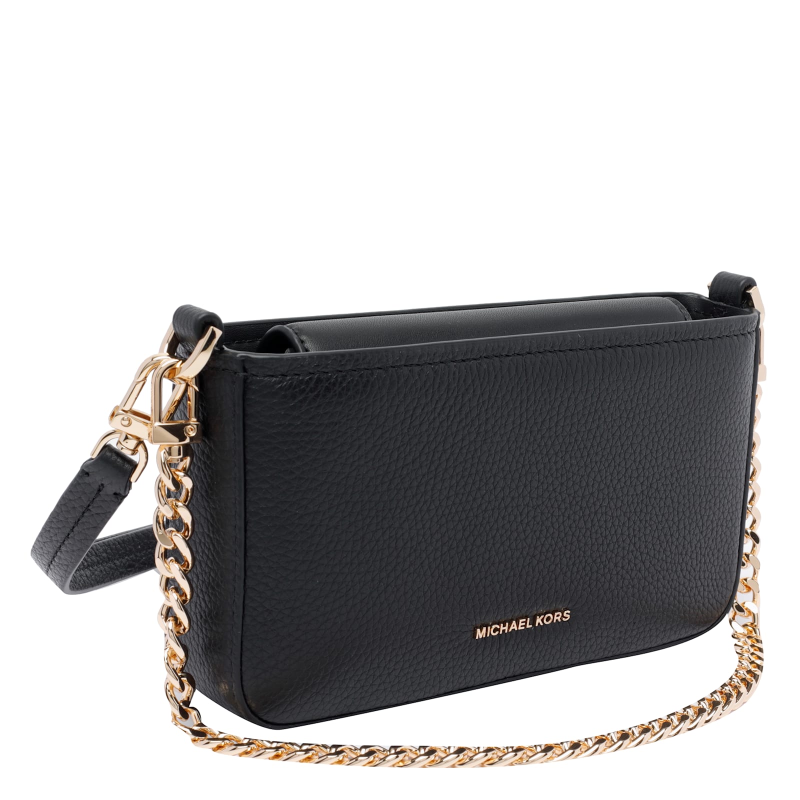 Michael Kors Small Convertible Bryant Pochette In Black
