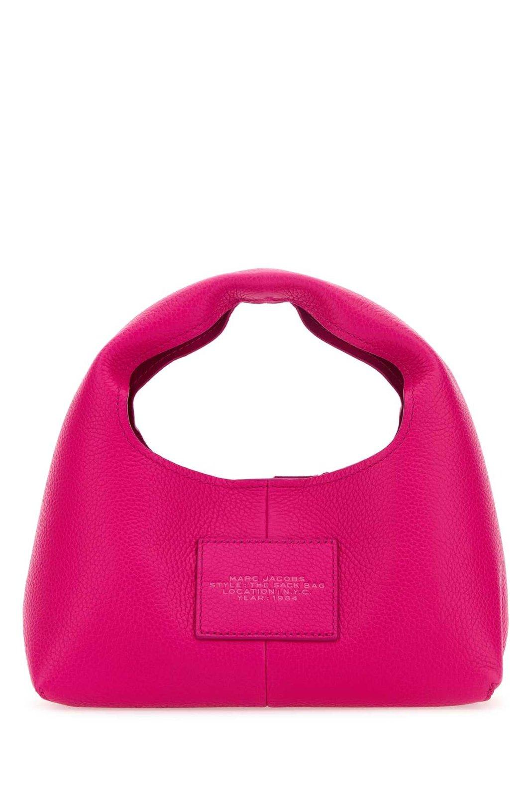 Shop Marc Jacobs Logo Debossed Mini Top Handle Bag In Pink