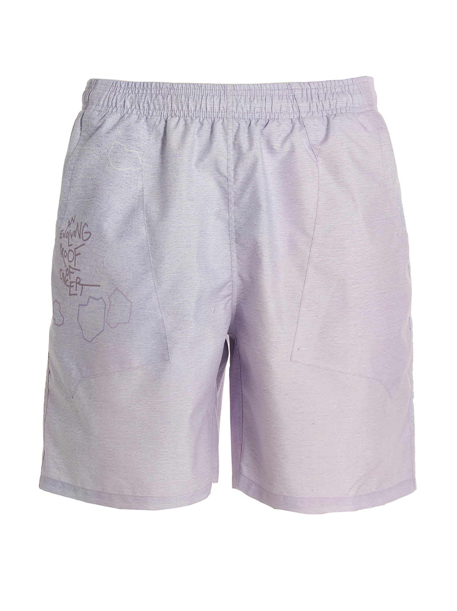 Shop Objects Iv Life Printed Beach Shorts In Purple