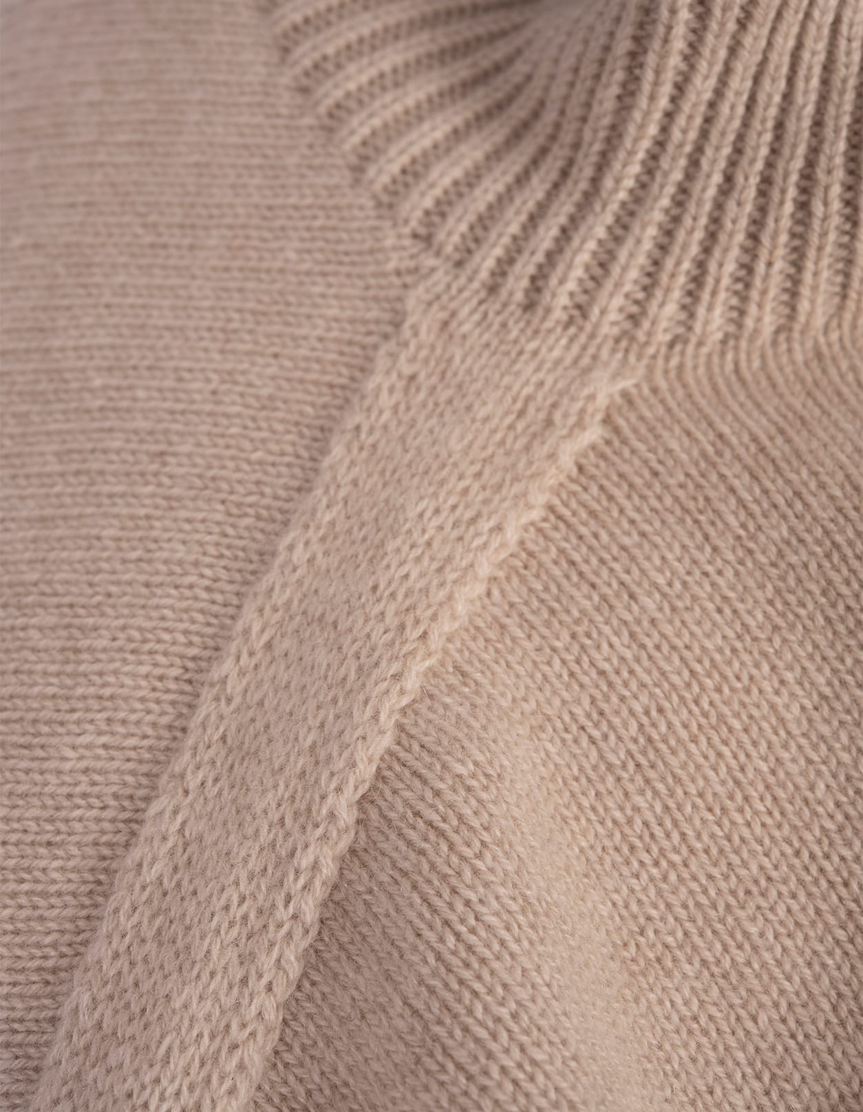 Shop 's Max Mara Sand Quercia Turtleneck Sweater In Beige