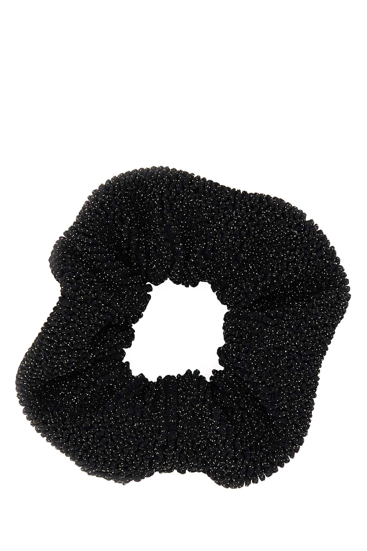 Black Fabric Scrunchie