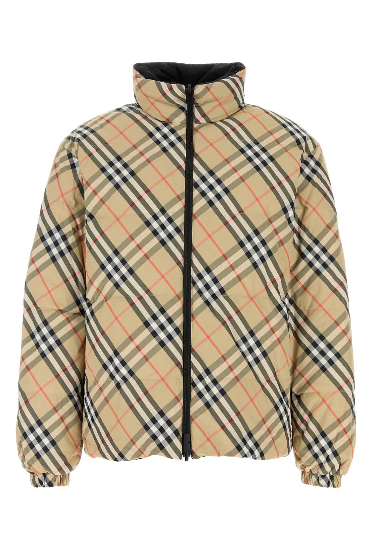 Printed Nylon Reversible Down Jacket