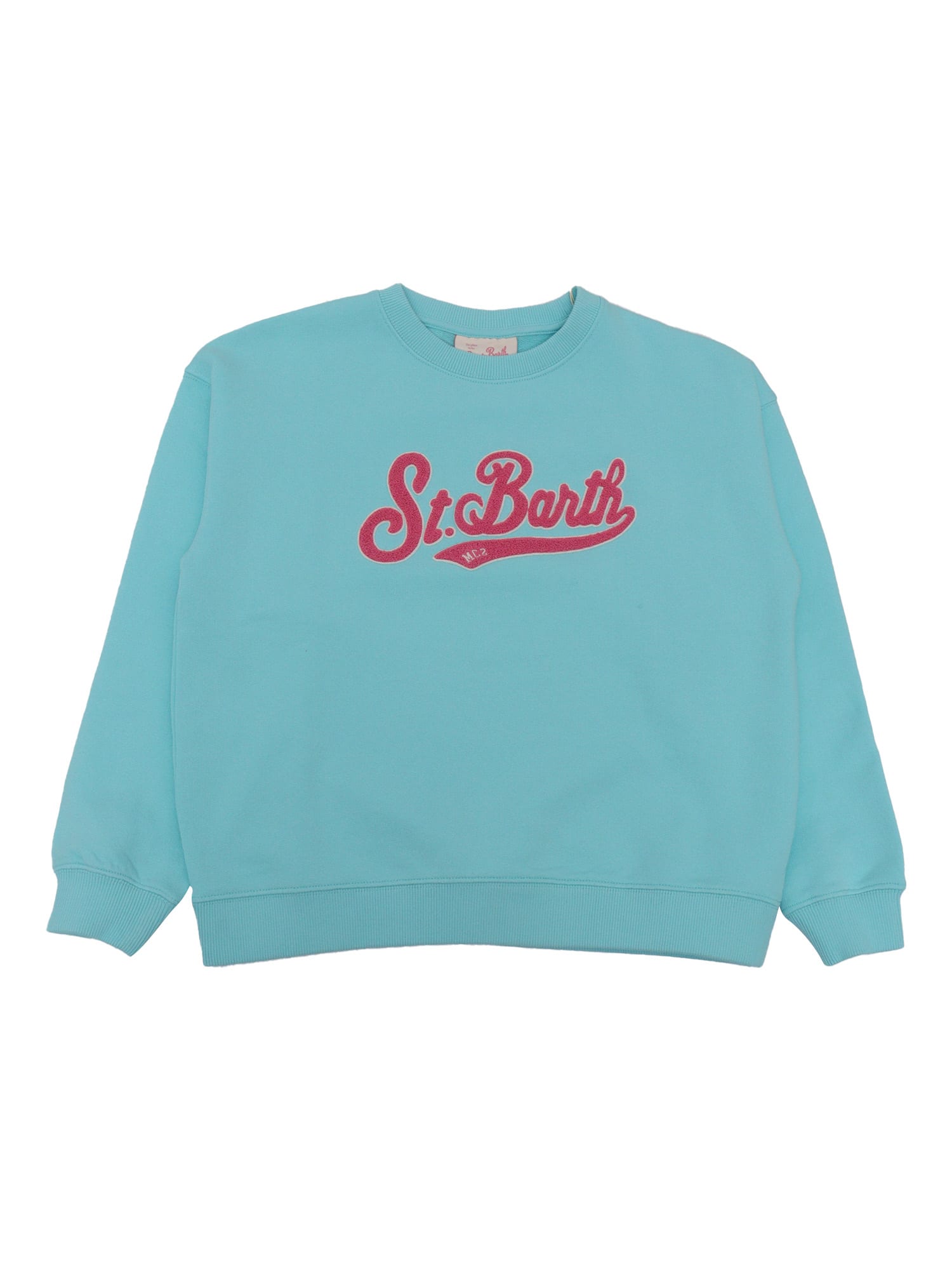 Mc2 Saint Barth Kids' Embroidery Sweatshirt In Multi