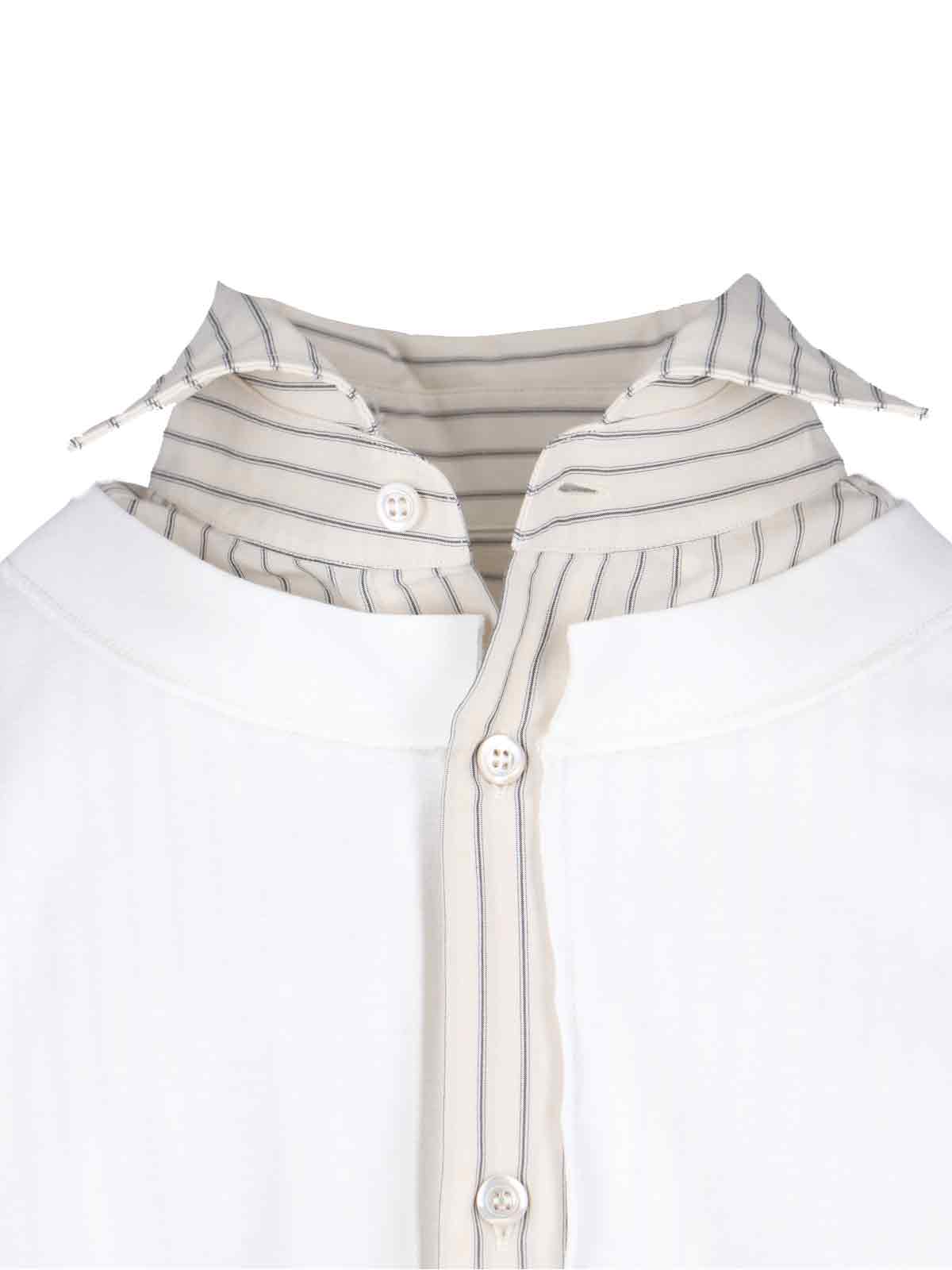 Maison Margiela Inverted Shirt In White