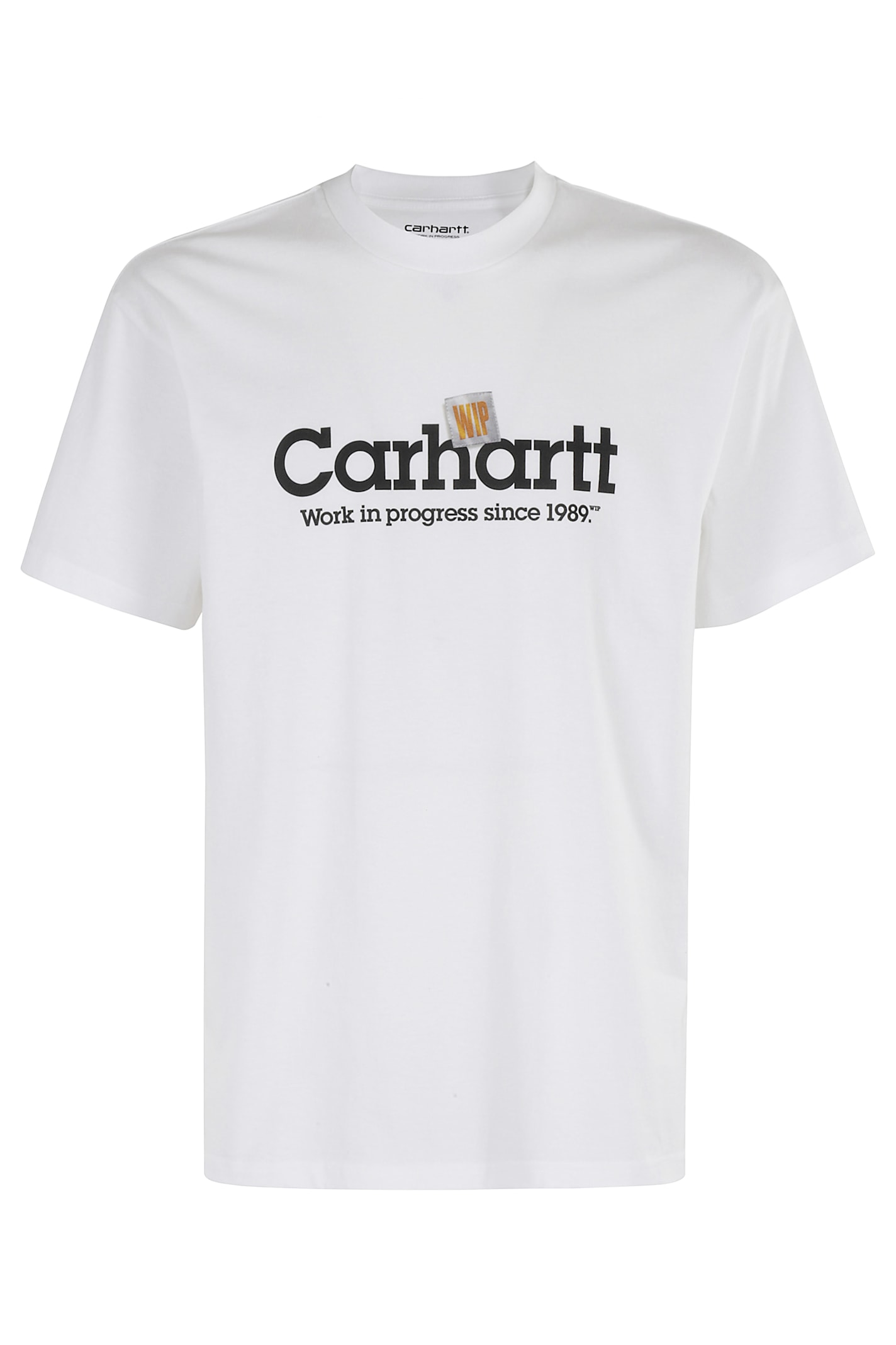 Carhartt Label Script Organic Cotton T-shirt In White