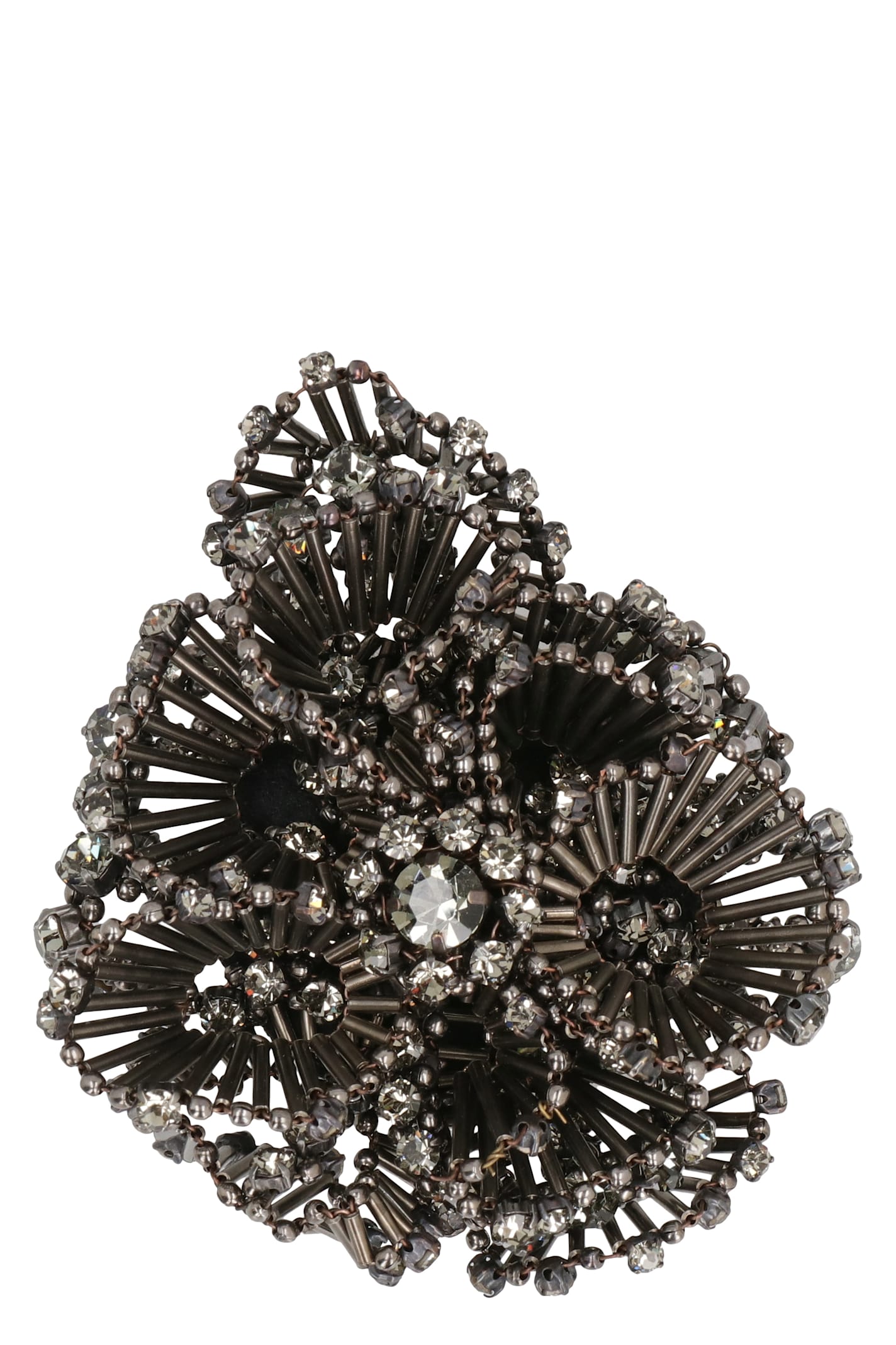 Floral Metal Brooch