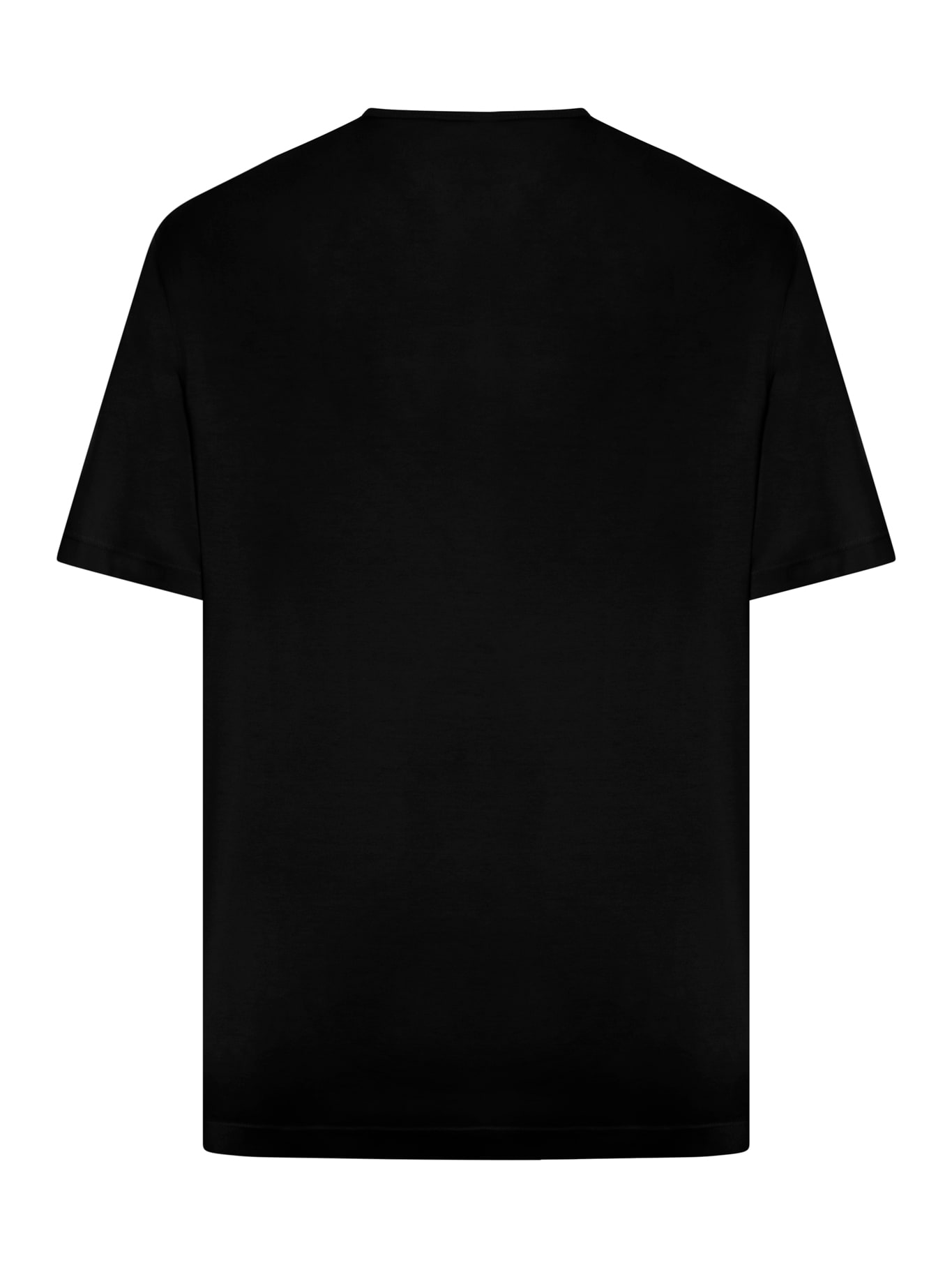 Lemaire Black Relaxed-fit T-shirt In Black