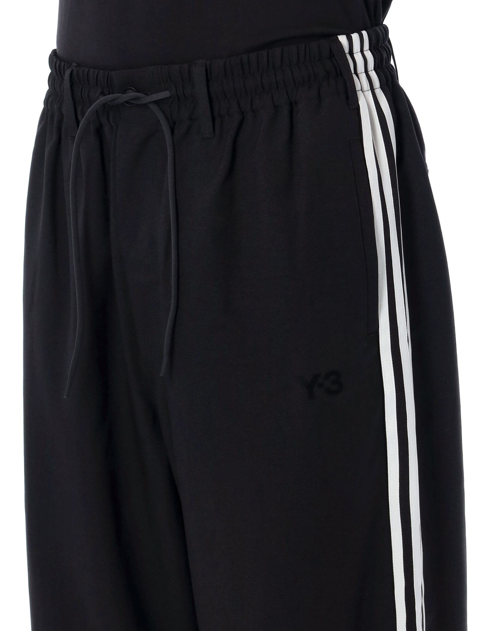 Shop Y-3 3 Stripes Track Pant In Black